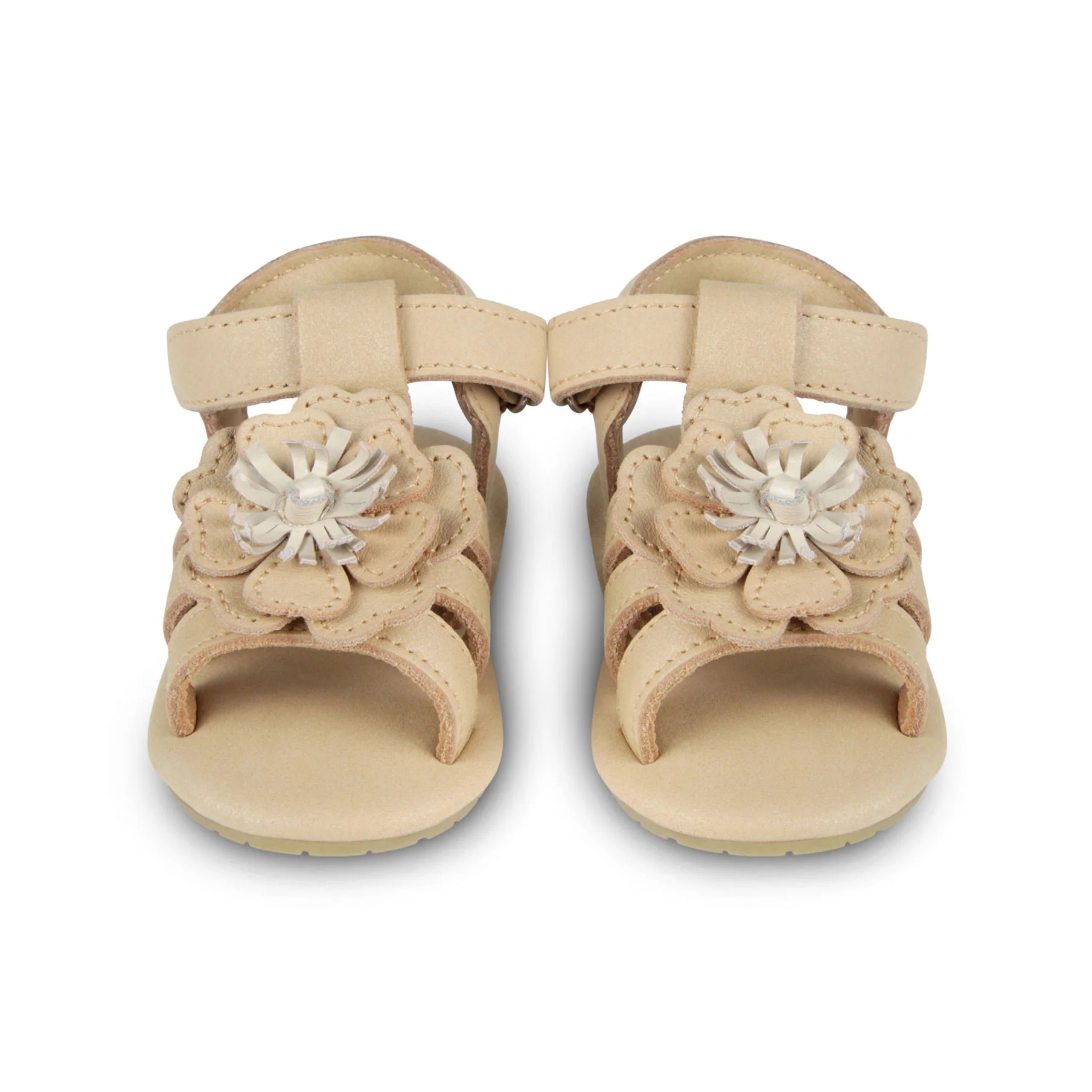 Donsje Gold Metalic Nubuck Tuti Fields Baby Sandals