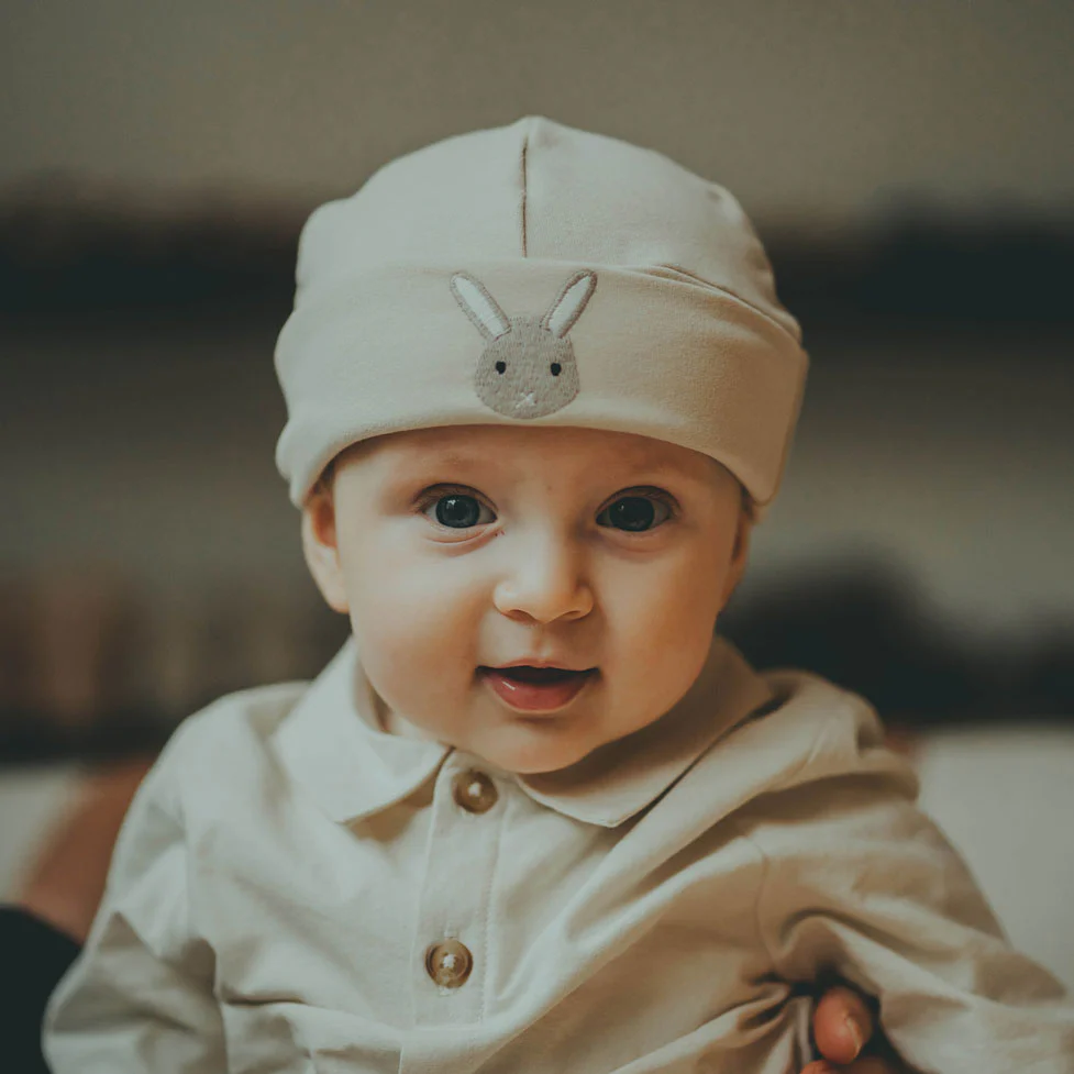 Donsje Warm White Bunny Hat - Image 2