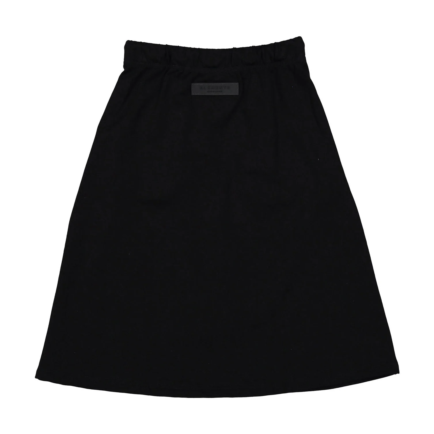 ELEMENTS Black Knee Length Sweat Skirt - Image 3