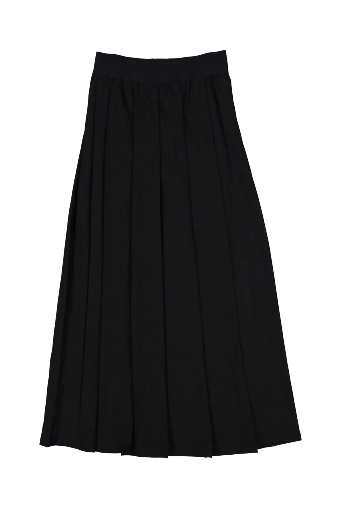 ELEMENTS Black Pleated Maxi Skirt
