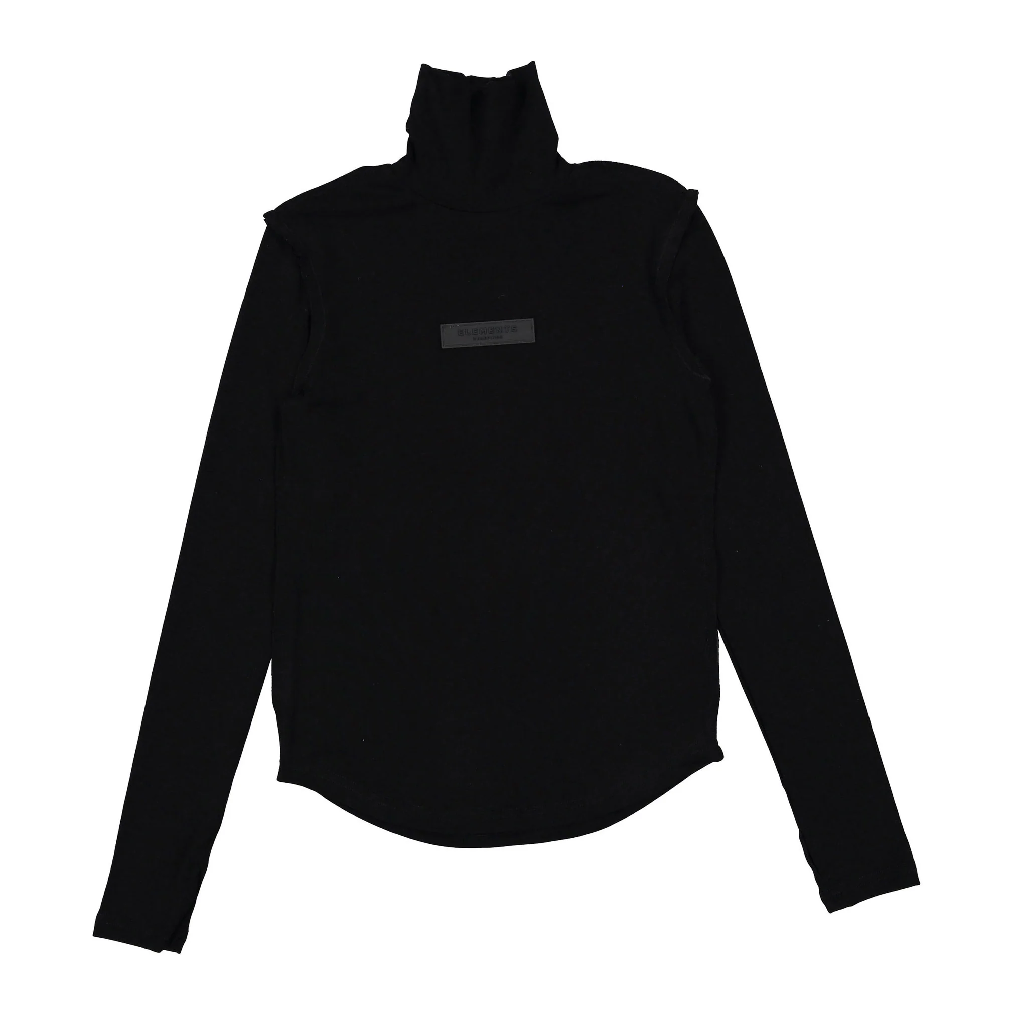 ELEMENTS Black Trim Turtleneck