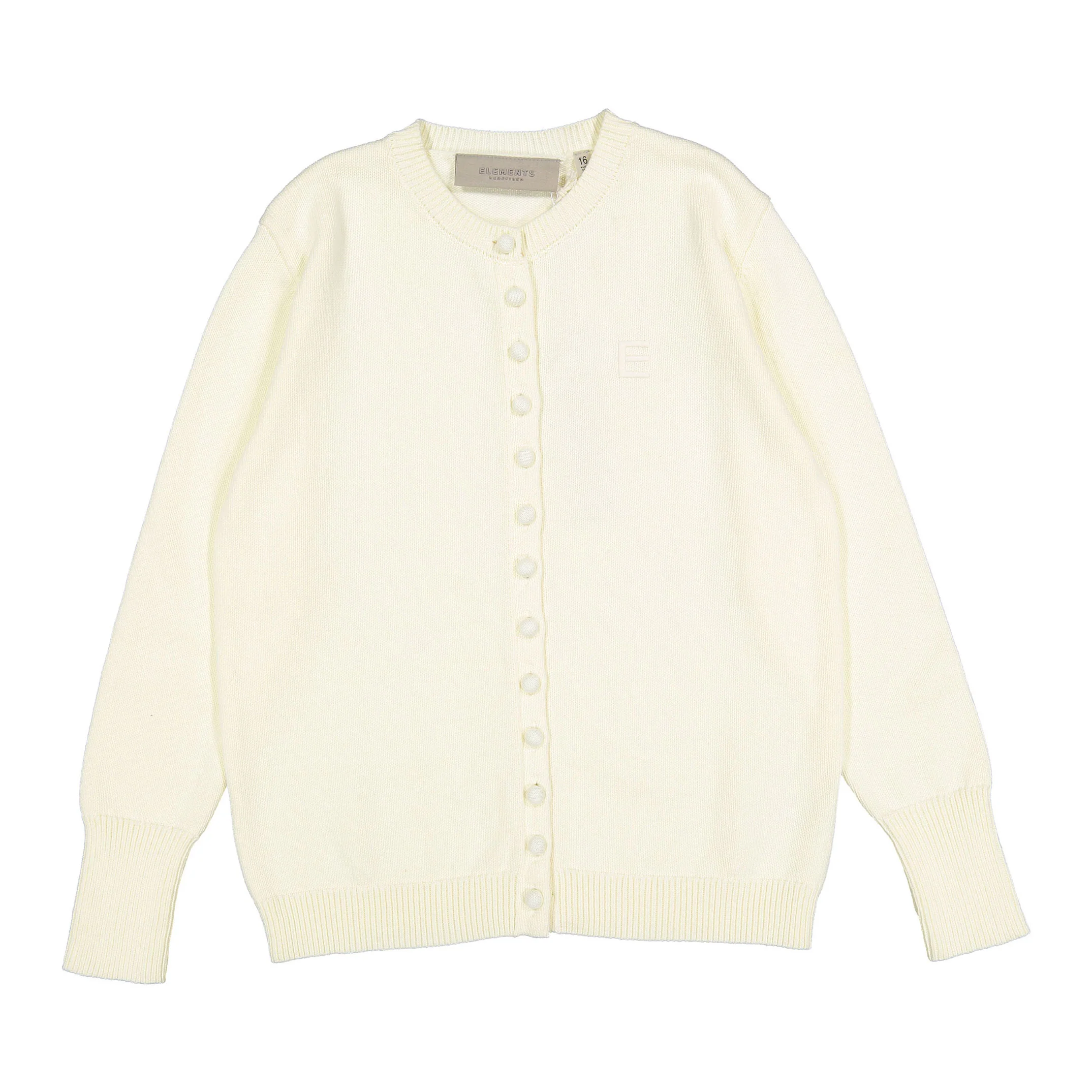 ELEMENTS Cream Knit Cardigan