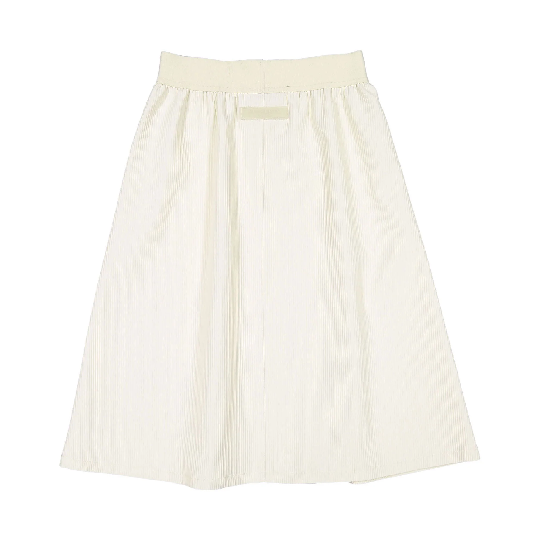 Elements Cream Ribbed Band Skirt - Image 3