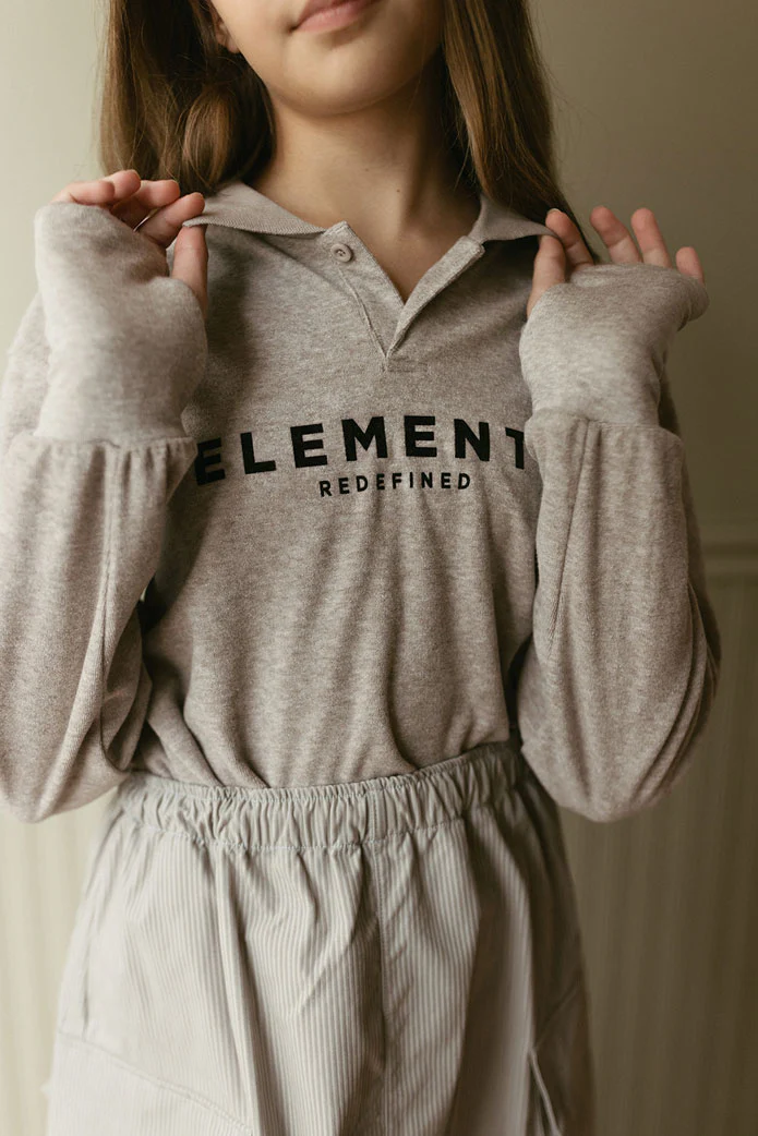 ELEMENTS EarthFuzzy Polo Sweatshirt - Image 3