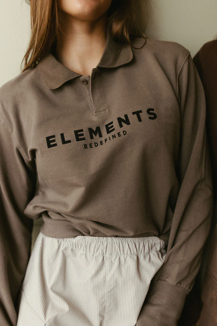 ELEMENTS Earth Polo Sweatshirt - Image 3
