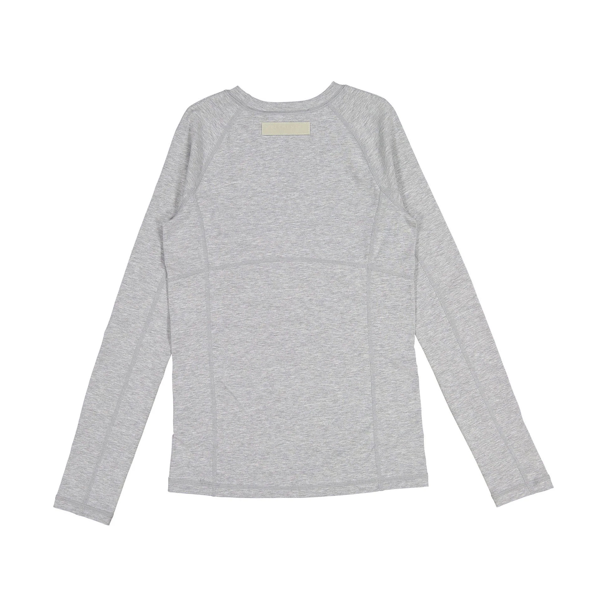 Elements Grey Cotton Seamed Tee - Image 2