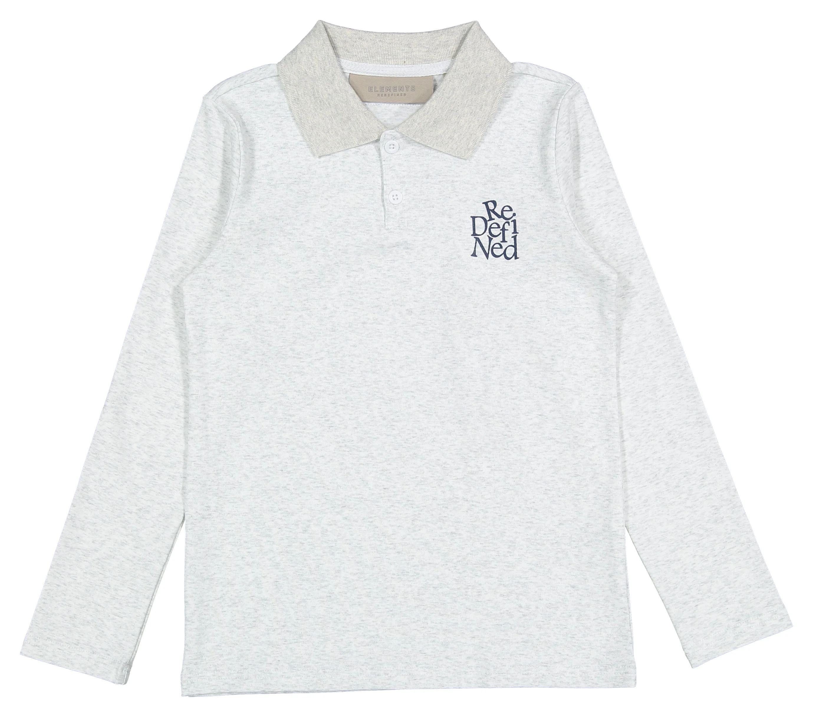 Elements Heather Grey Redefined Polo