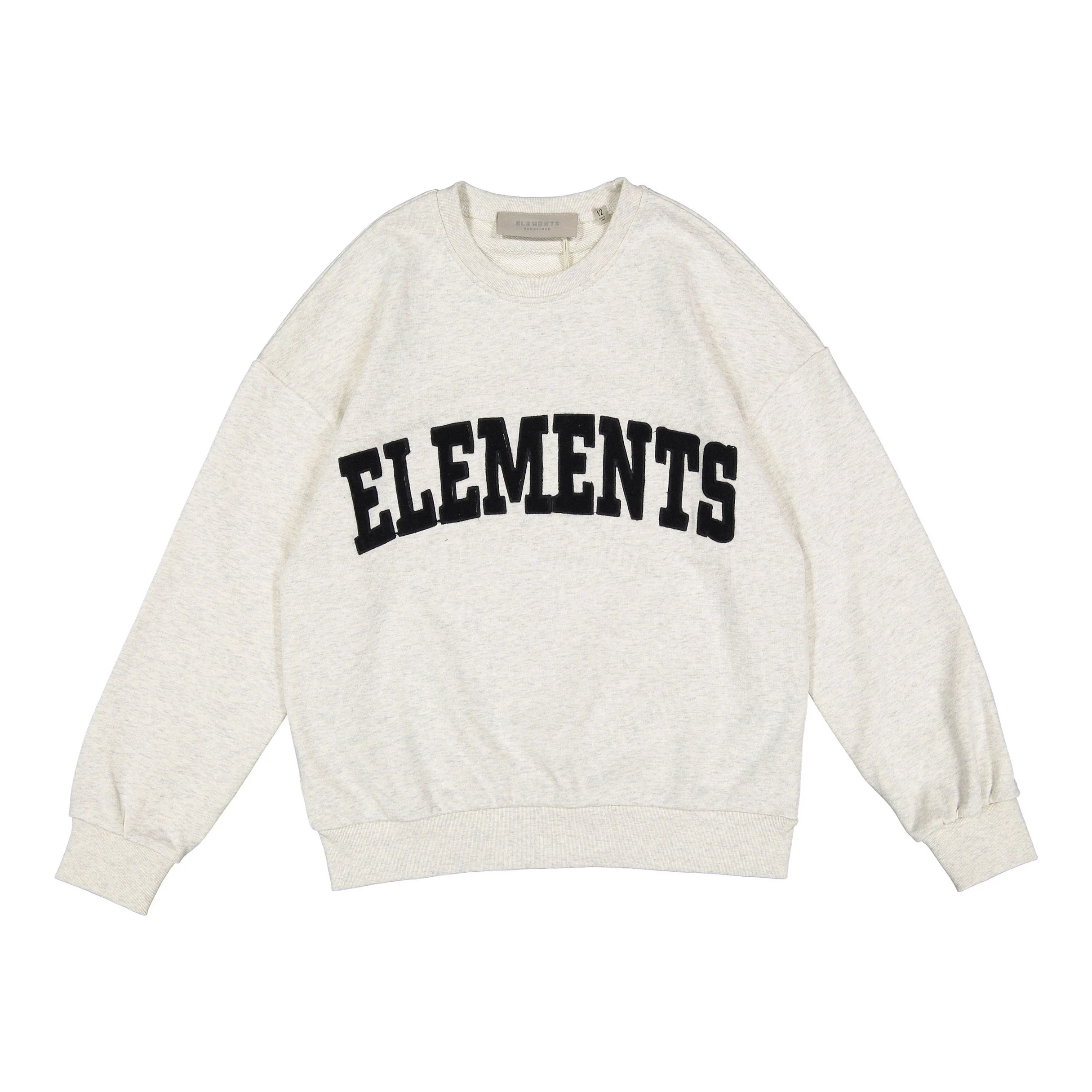 ELEMENTS Ivory Logo Crew Neck Sweatshirt