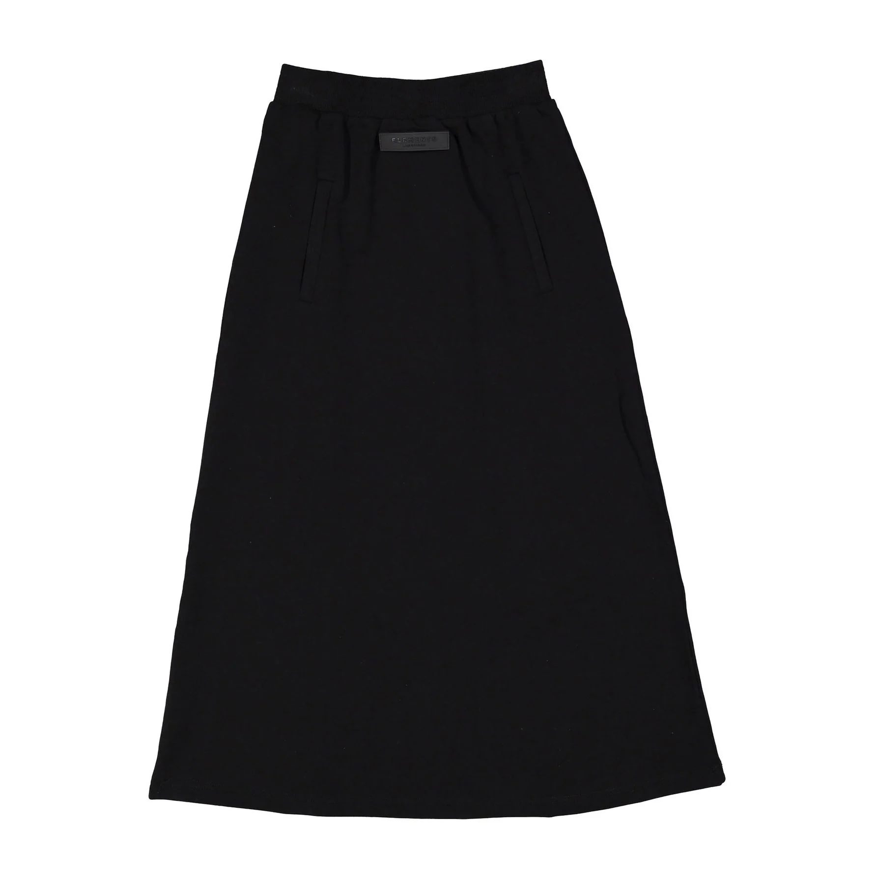 ELEMENTS Jet Black A-line Sweatshirt Skirt