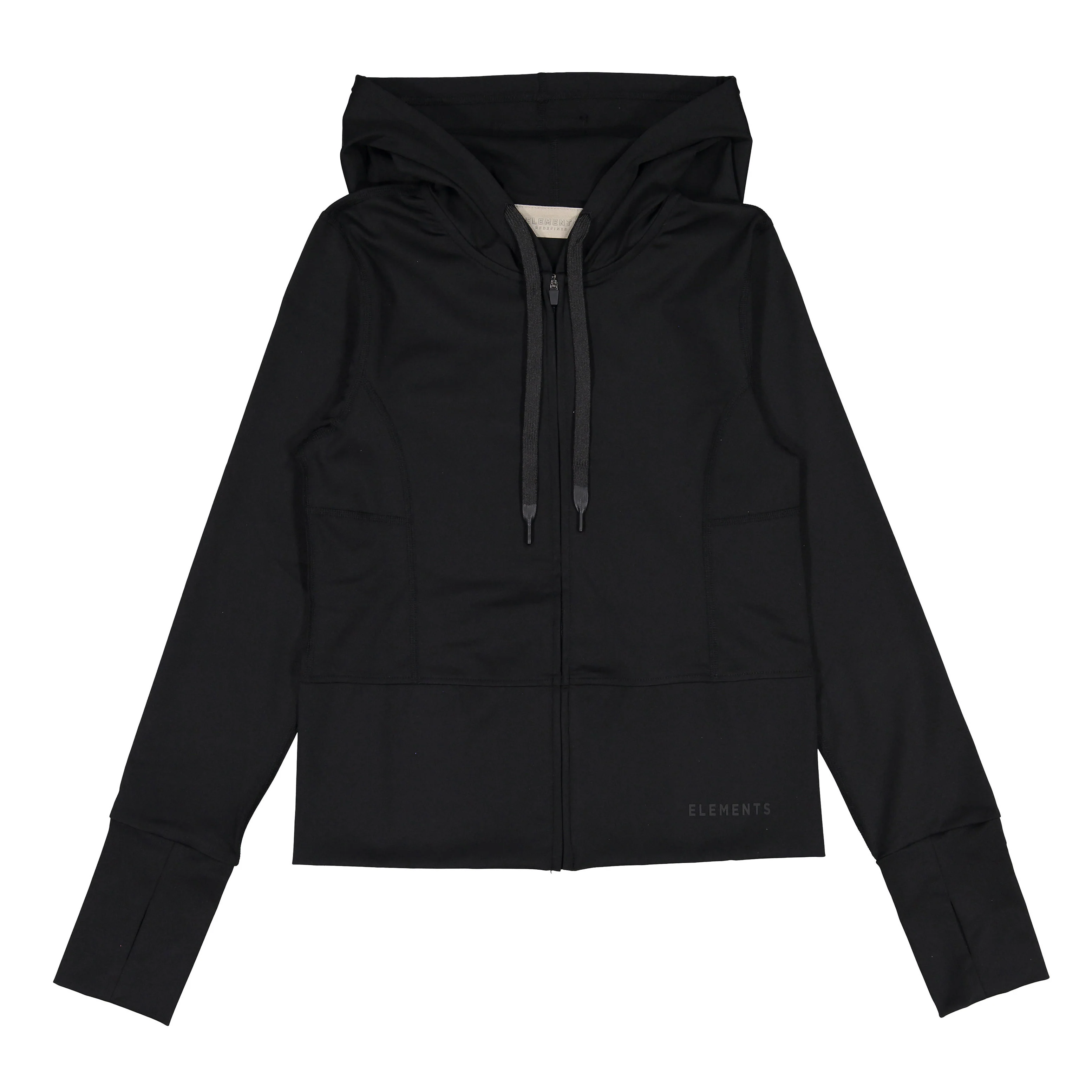 ELEMENTS Jet Black Active Zip-up