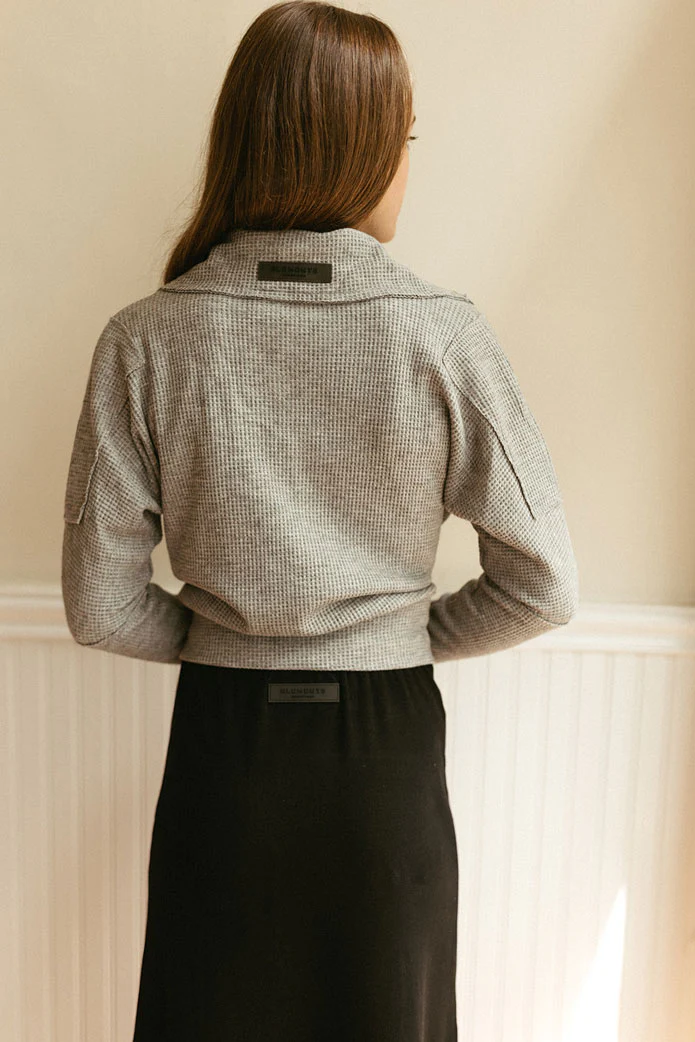 ELEMENTS Jet Black Drawstring Skirt - Image 4