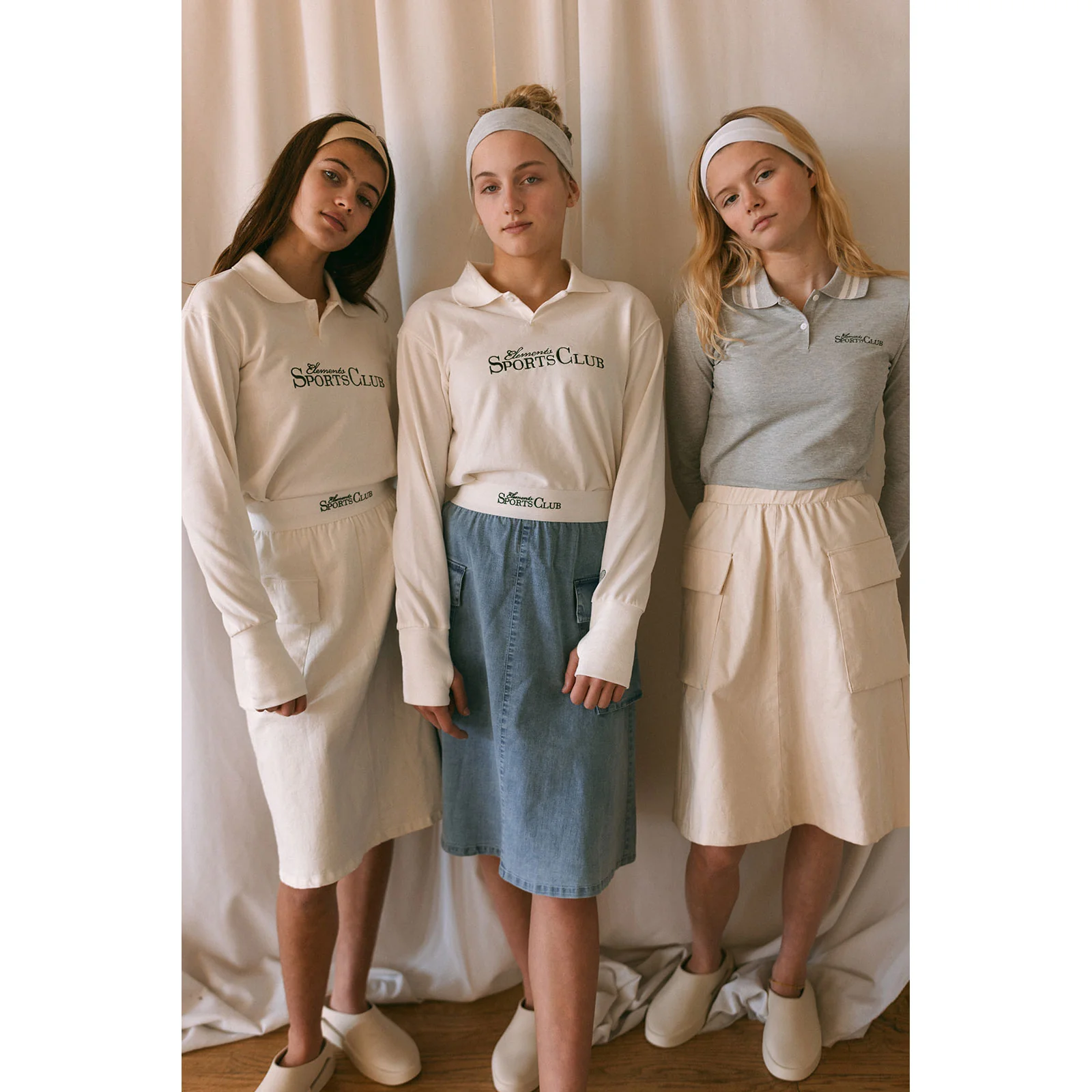 Elements Light Blue Denim Sports Club Skirt - Image 4