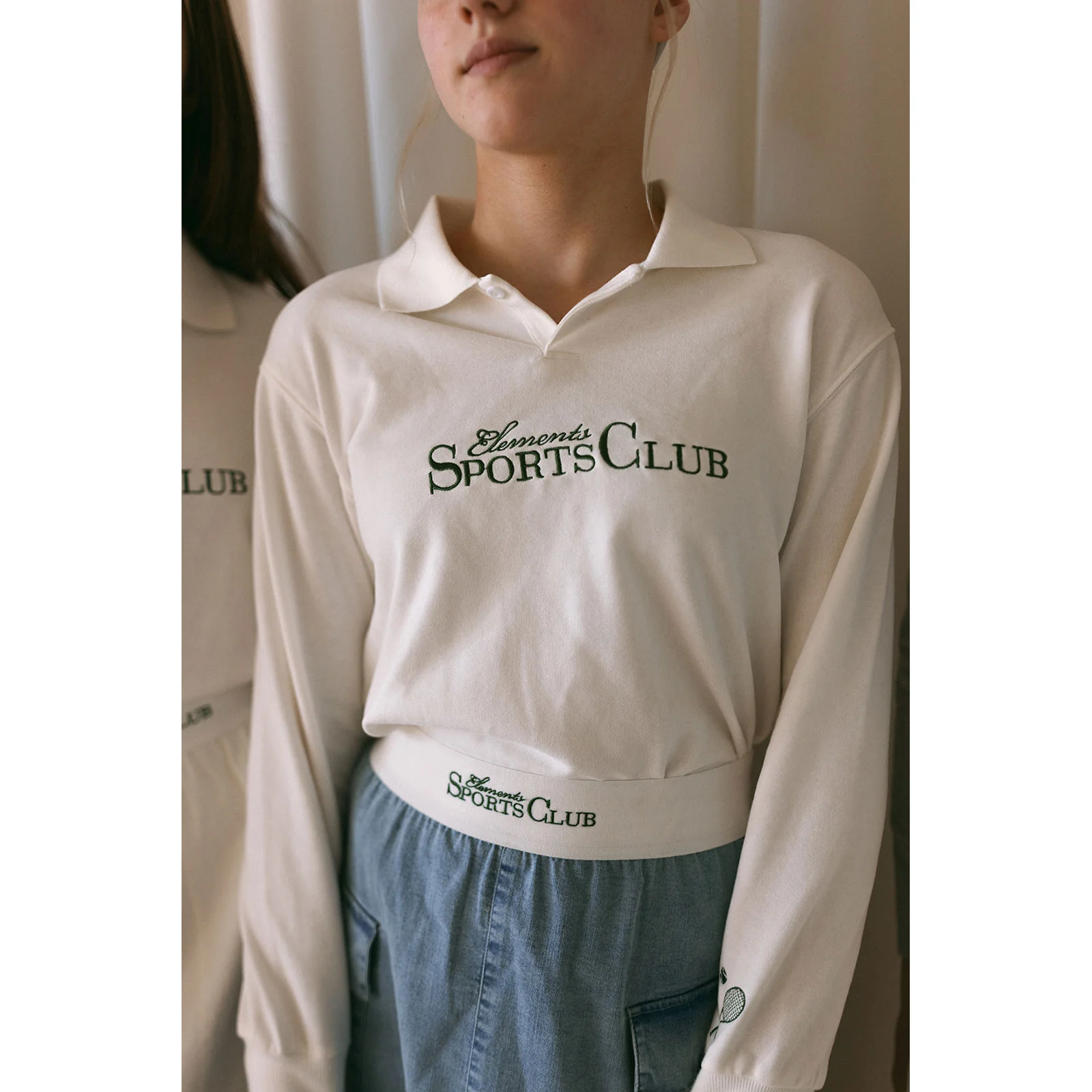 Elements Light Blue Denim Sports Club Skirt - Image 5