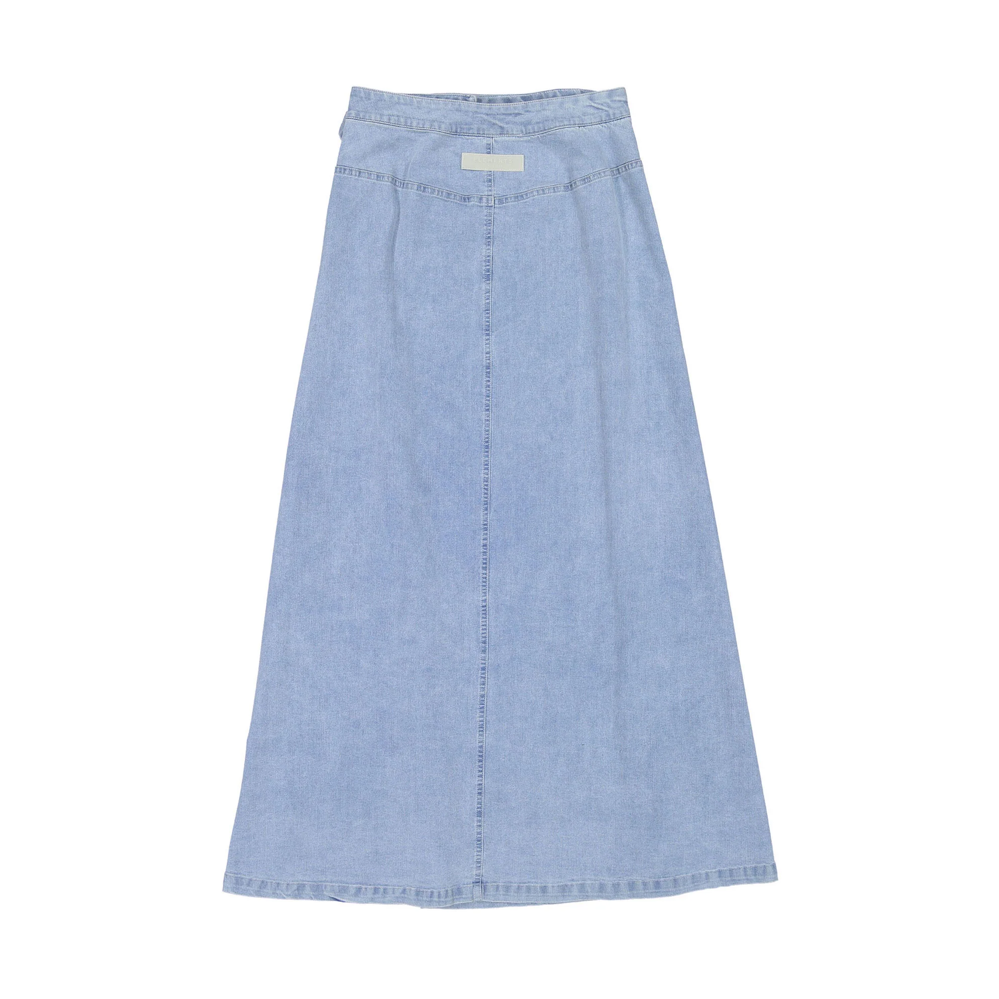 Elements Light Denim Wrap Skirt - Image 2