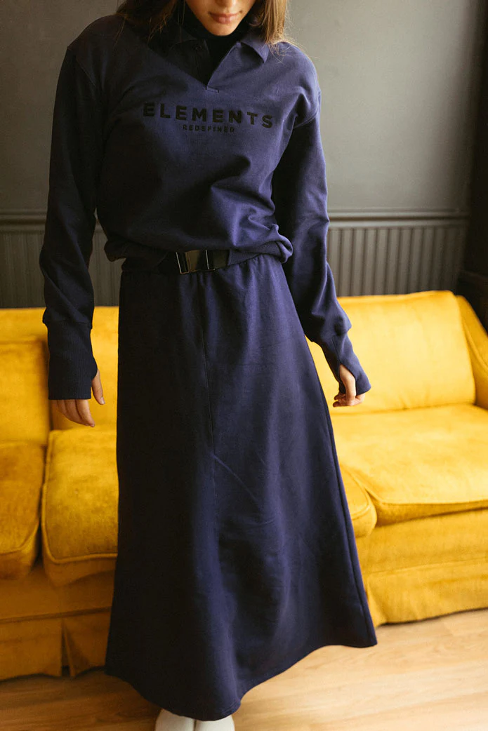 ELEMENTS Midnight Buckle Sweatshirt Skirt - Image 3