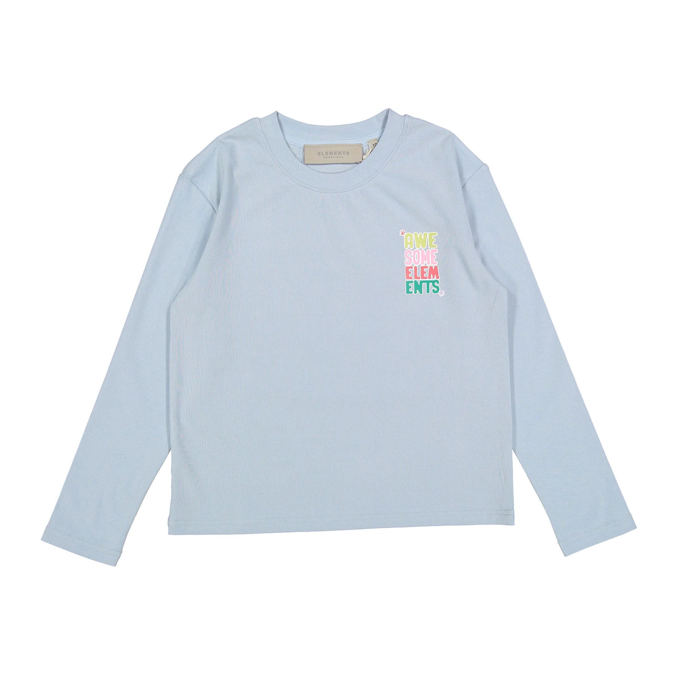 Elements Navy Blue Puff Logo Boxy Tee