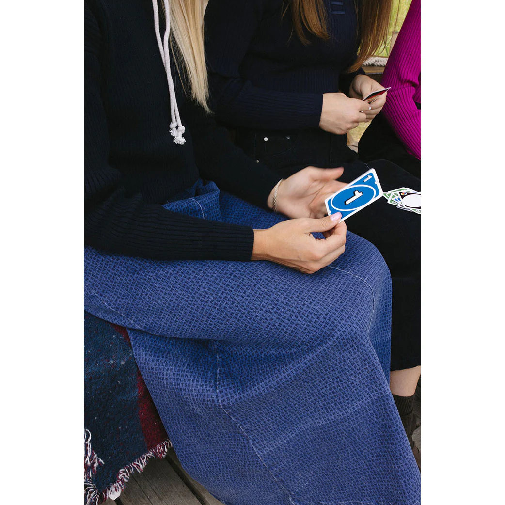 ELEMENTS Navy Logo All Over Maxi Skirt - Image 4