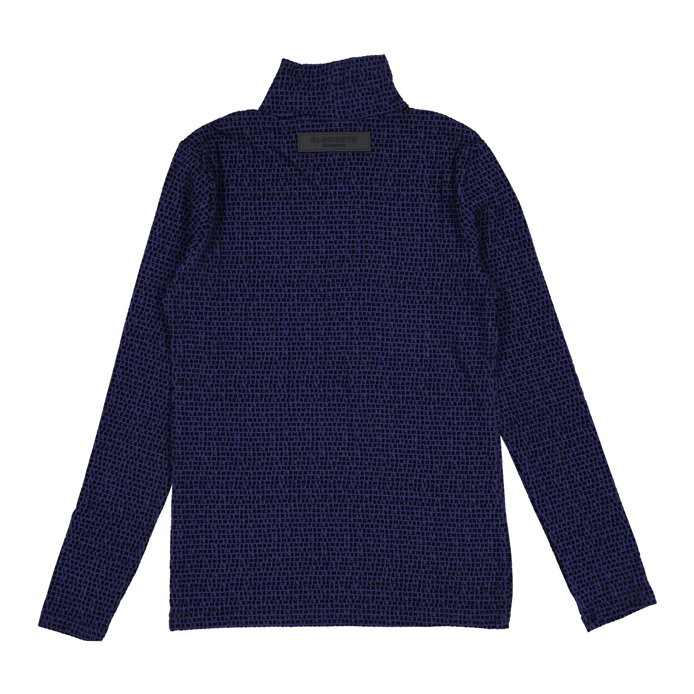 ELEMENTS Navy Logo Turtleneck - Image 2