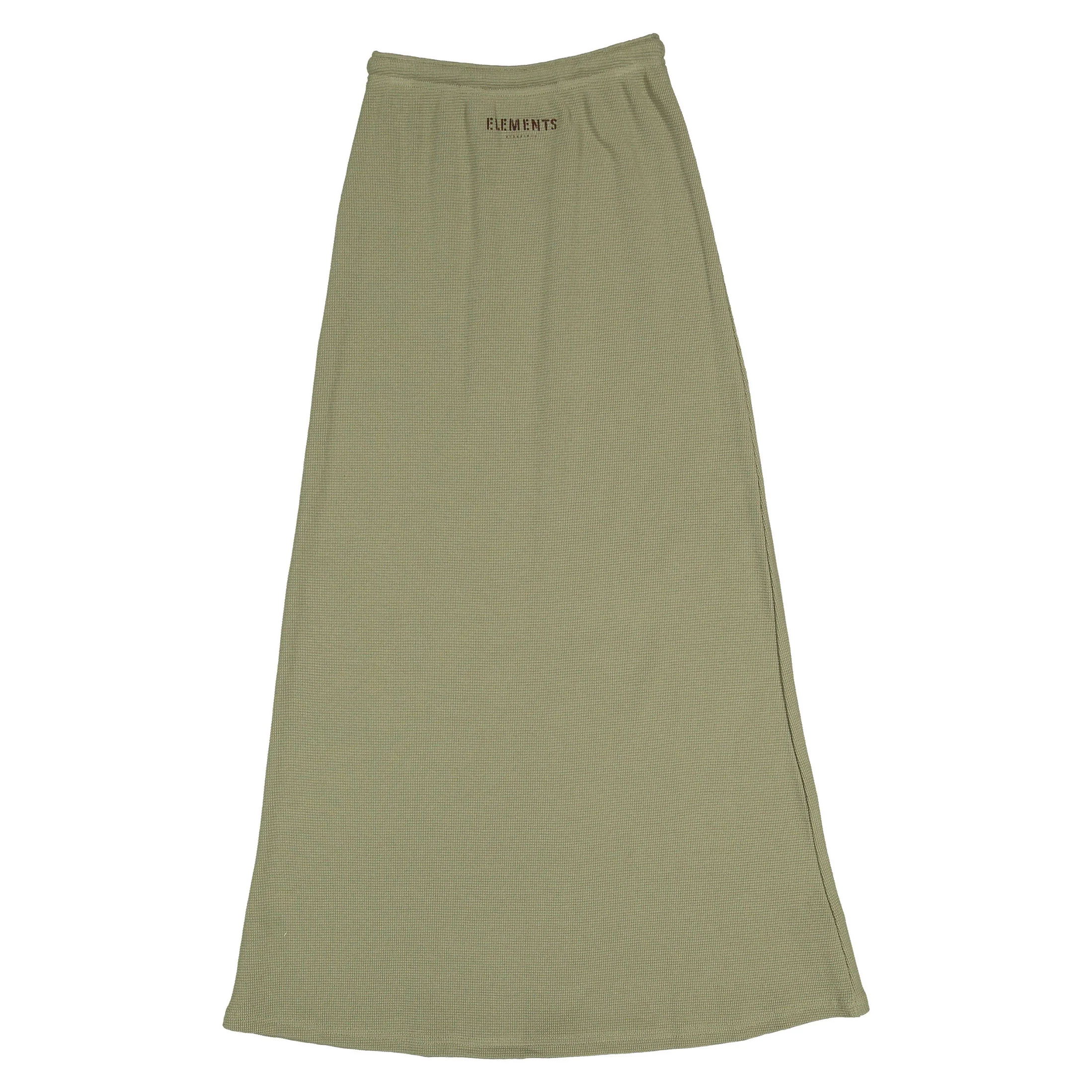 ELEMENTS Olive Stamped Waffle Skirt - Image 3
