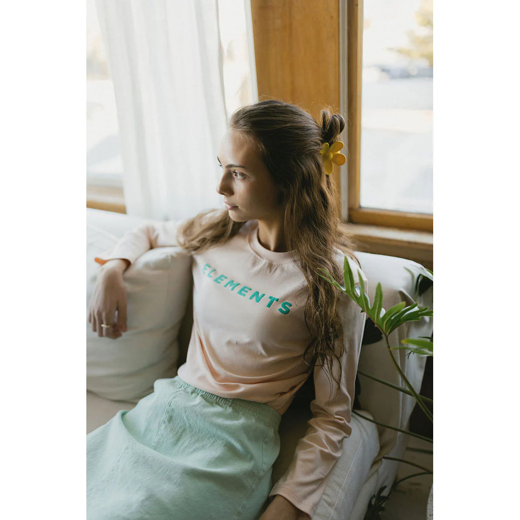 ELEMENTS Peach Logo Tee - Image 2