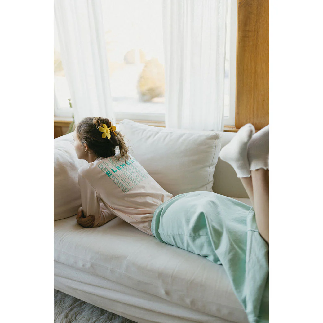 ELEMENTS Seafoam Denim Skirt - Image 4