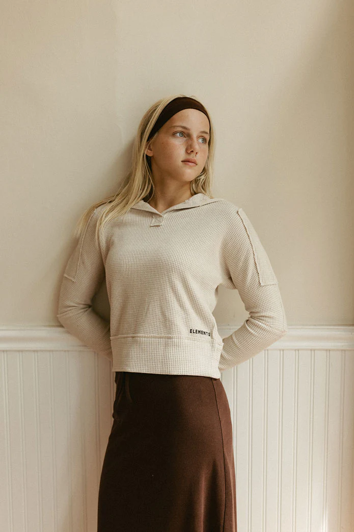 ELEMENTS Soft Cloud Waffle Top - Image 4