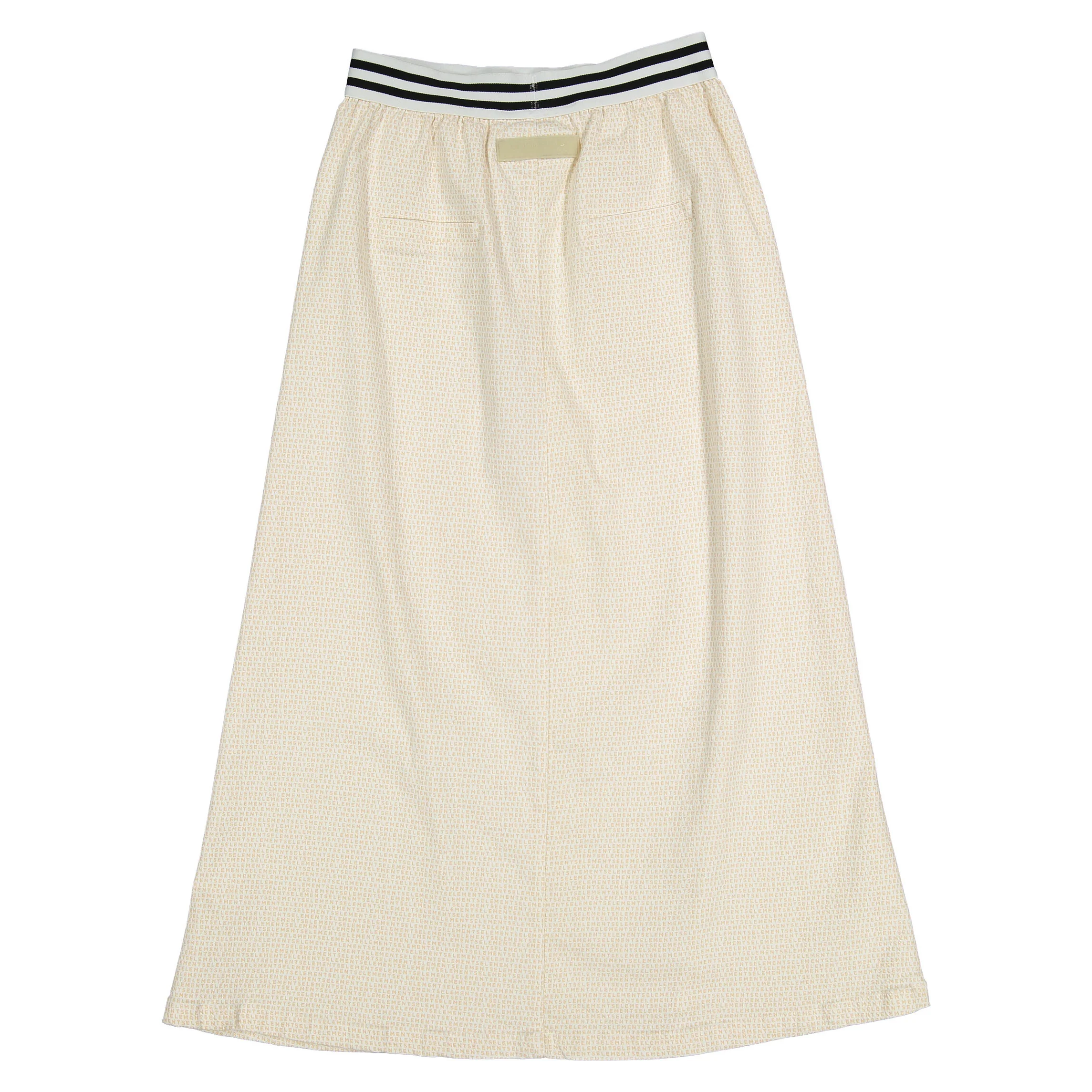 ELEMENTS Taupe Logo Printed Elastic Skirt - Image 2