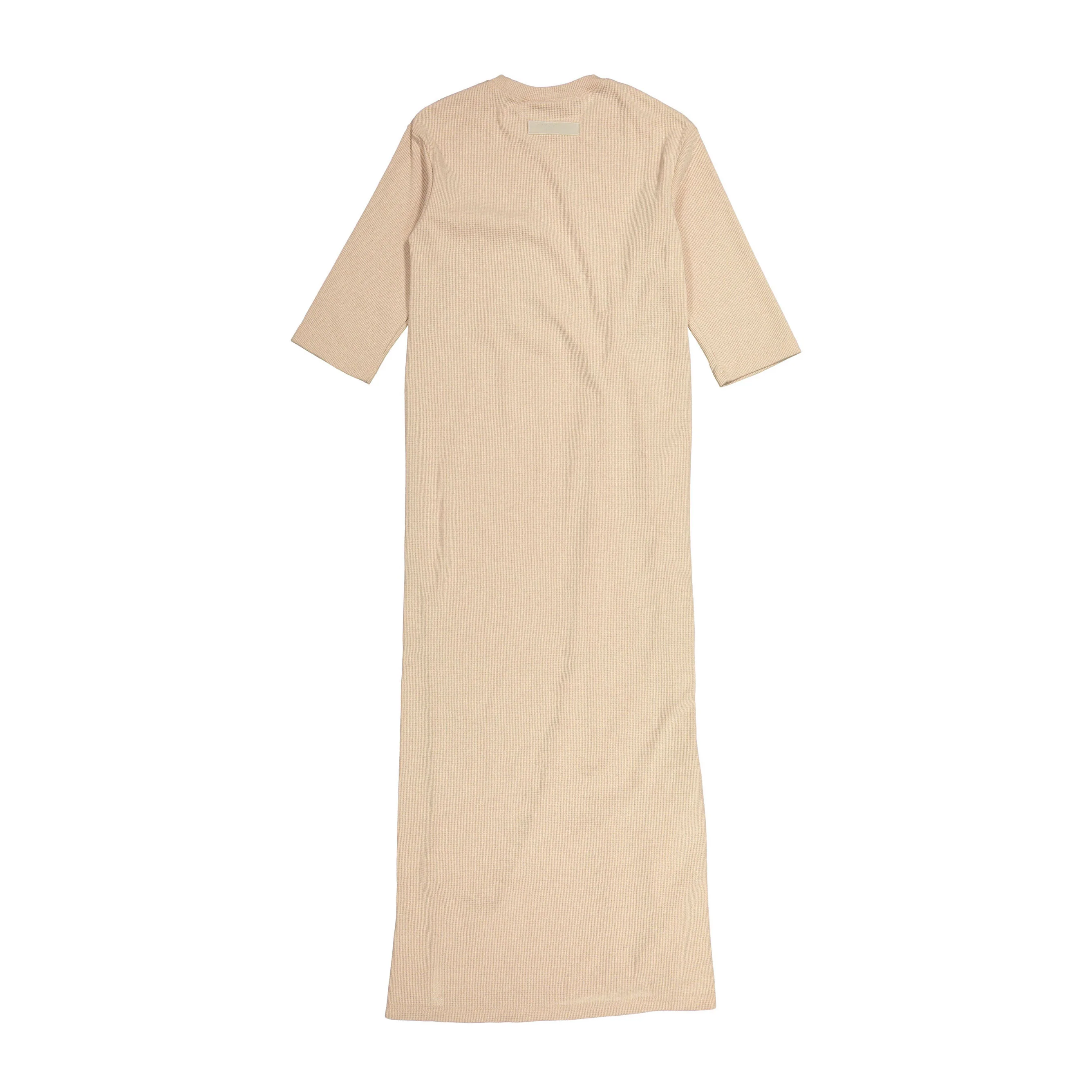Elements Taupe Waffle Tie Dress - Image 2