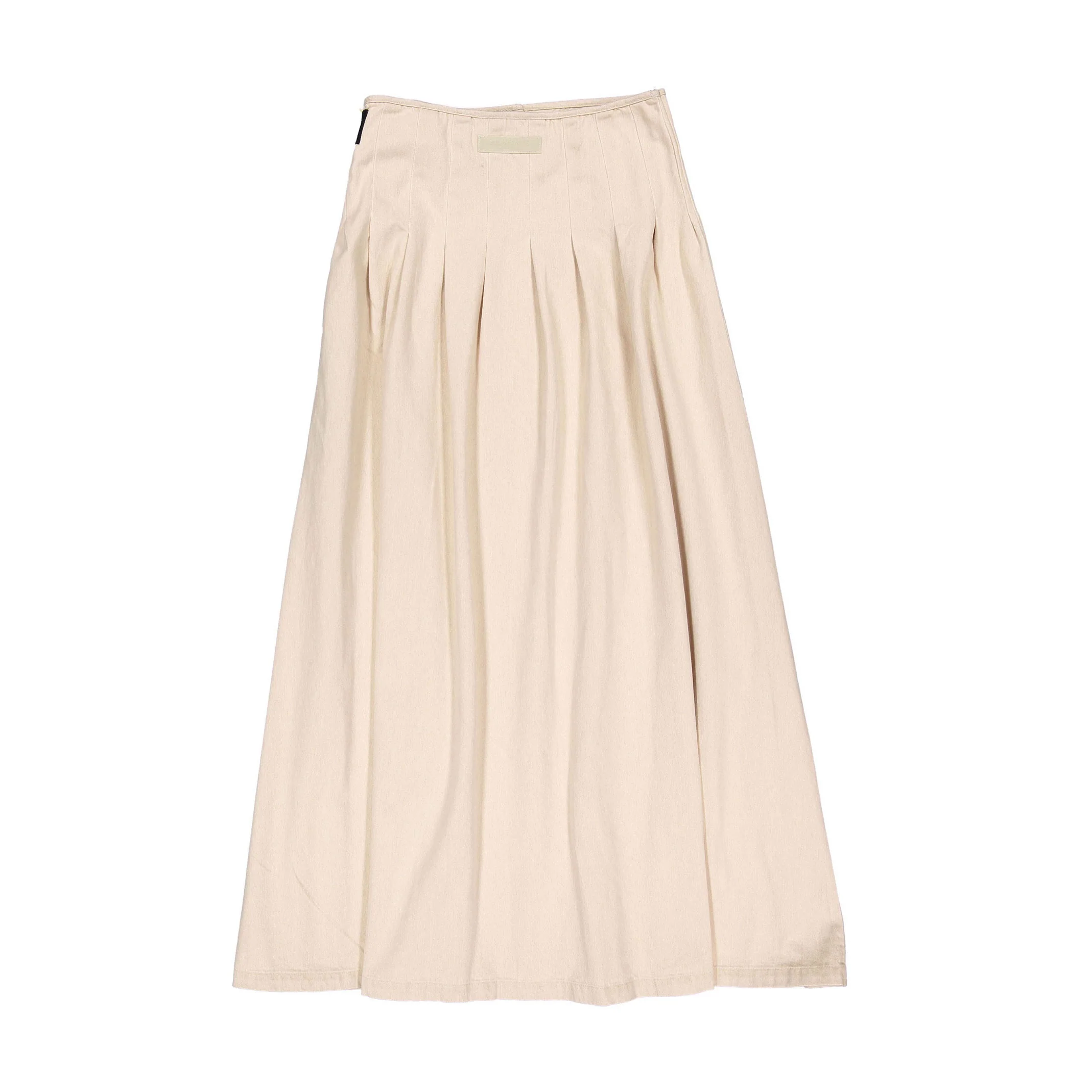 Elements Taupe Wash Maxi Buckle Pleat Skirt - Image 3