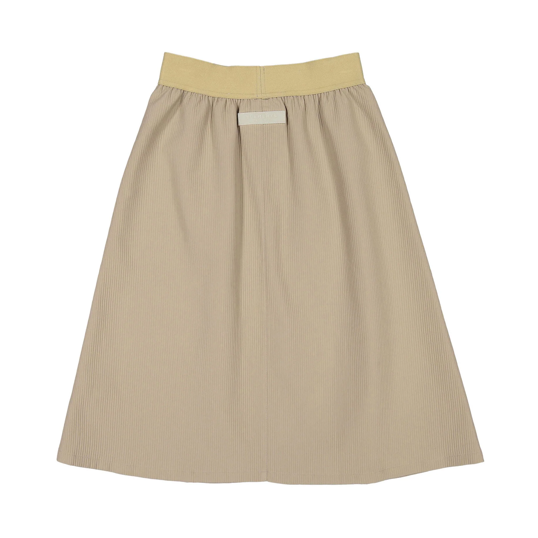 Elements Taupe Wash Ribbed Band Skirt - Image 3