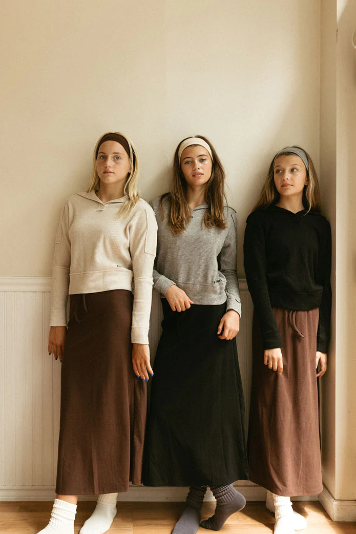 ELEMENTS Umber Drawstring Skirt - Image 3