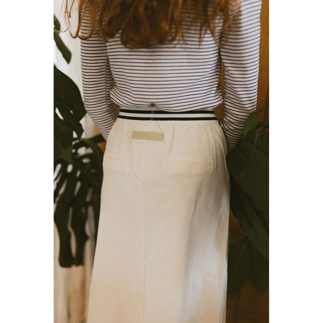 ELEMENTS White Elastic Skirt - Image 4