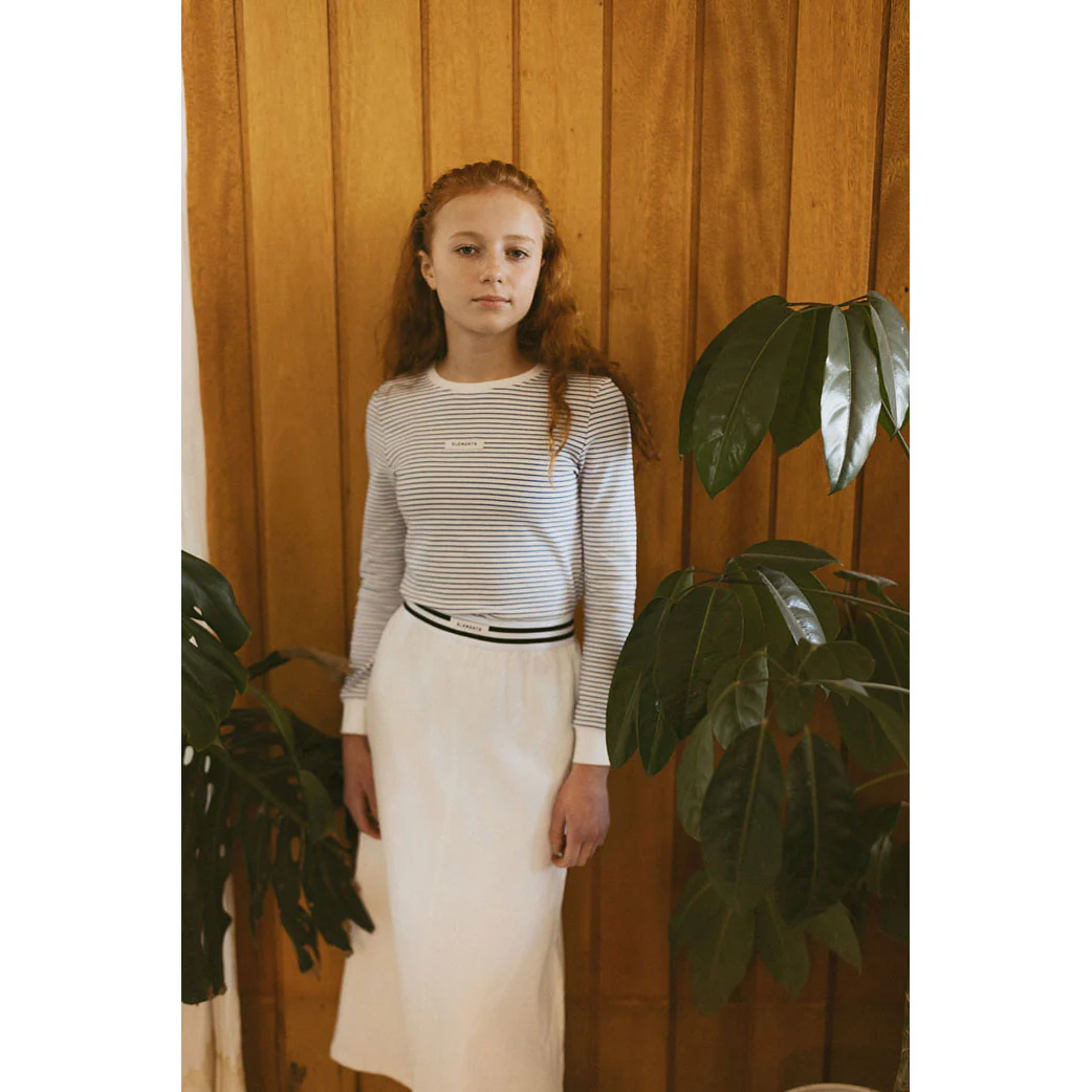 ELEMENTS White Elastic Skirt - Image 5