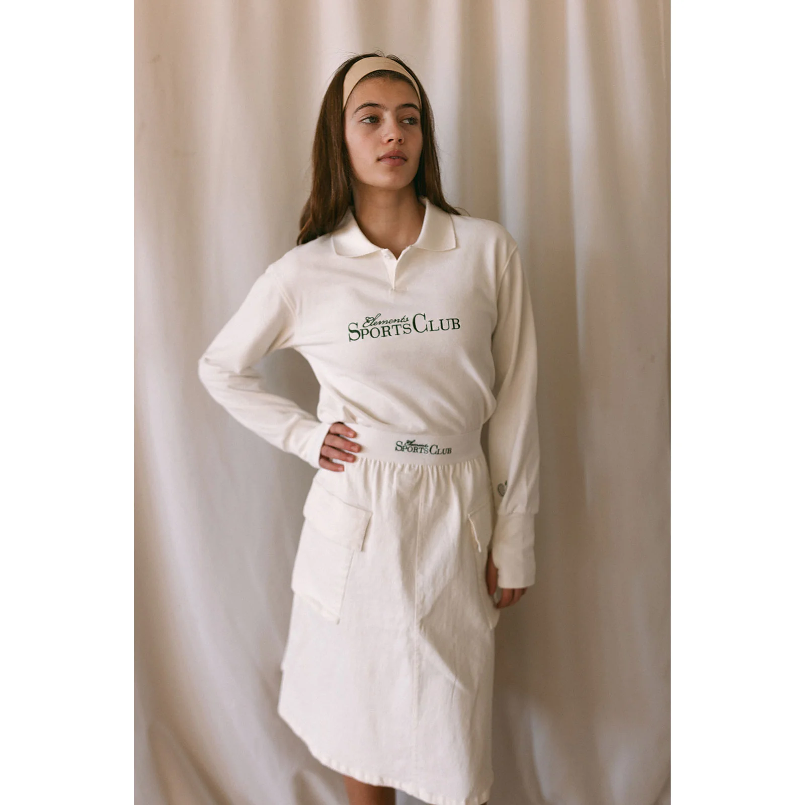 Elements White Sports Club Skirt - Image 2
