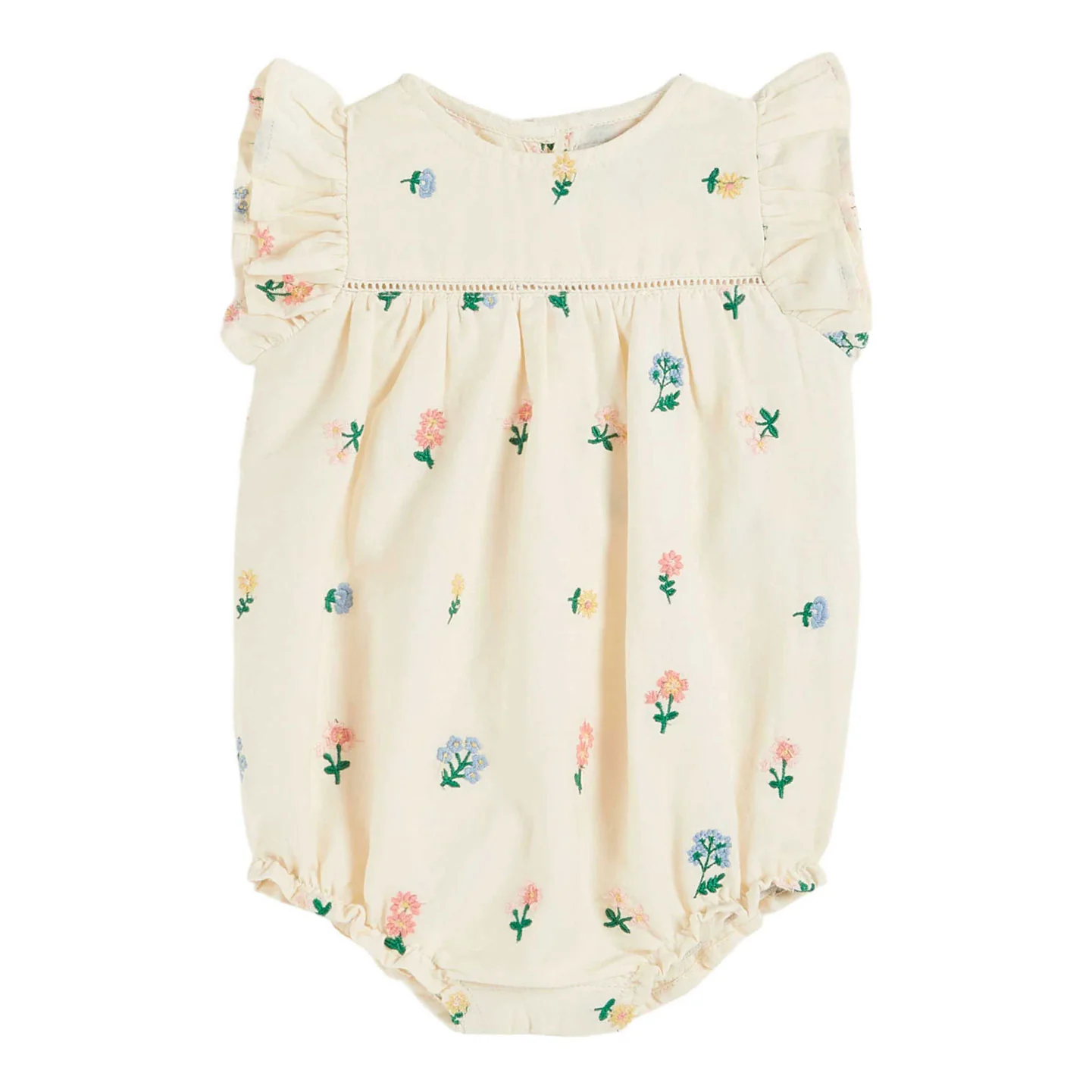 Emile et Ida All Over Embroidered Romper