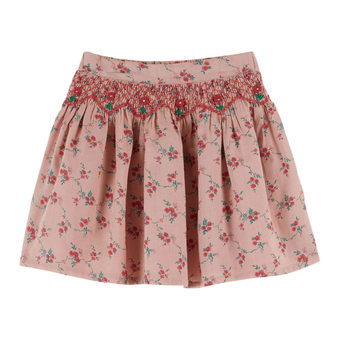 Emile et Ida Aster Embroidered Skirt