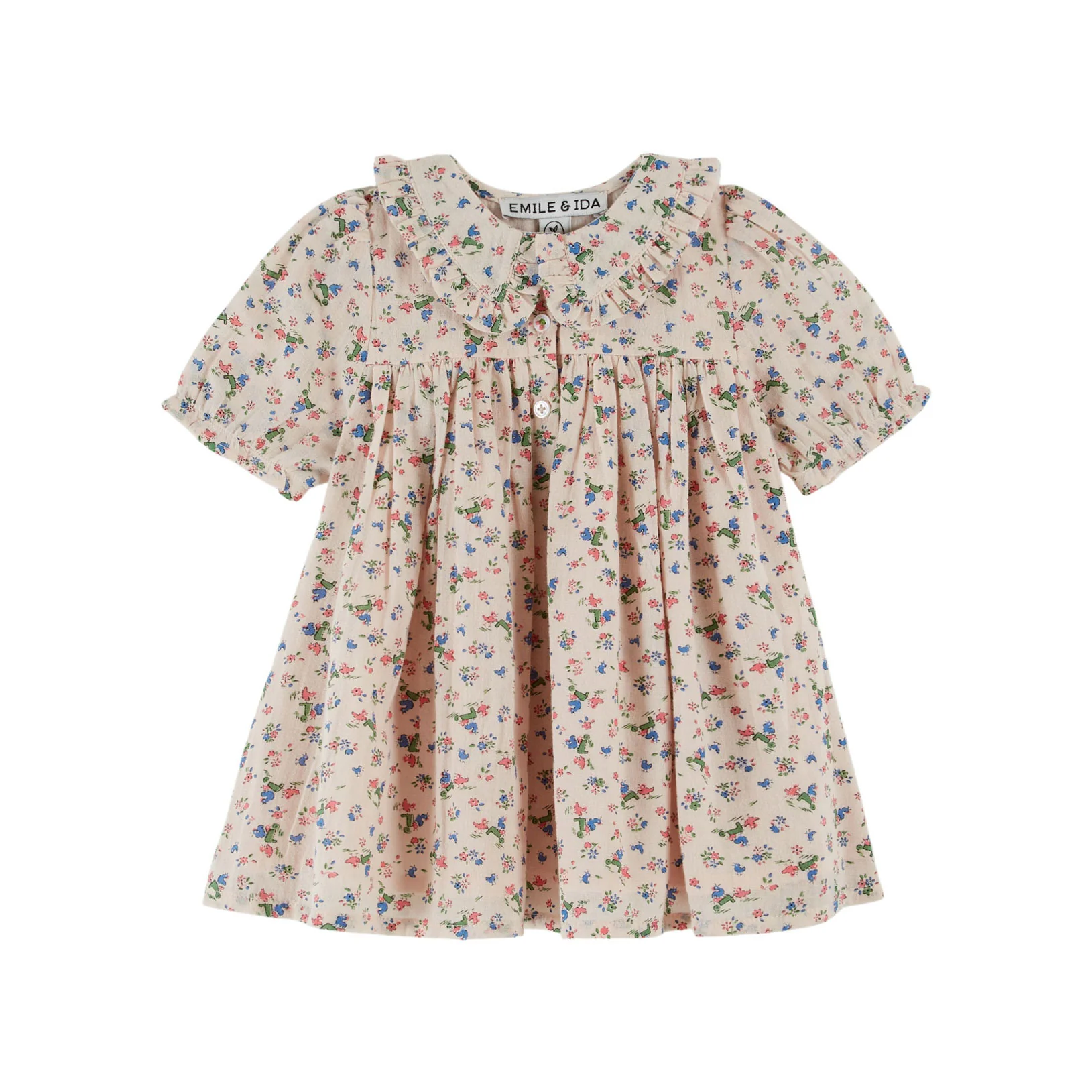Emile et Ida Bergere Loose Printed Dress