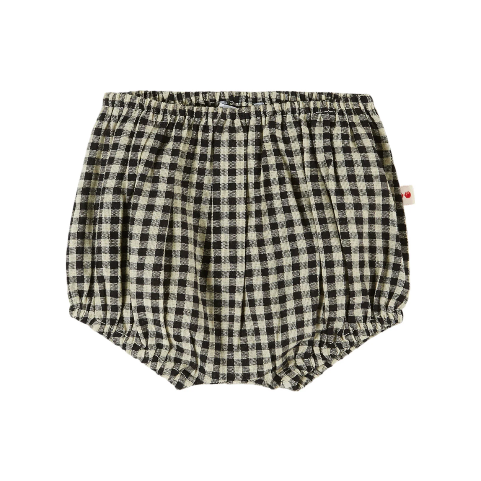 Emile et Ida Black Gingham Bebe Bloomer