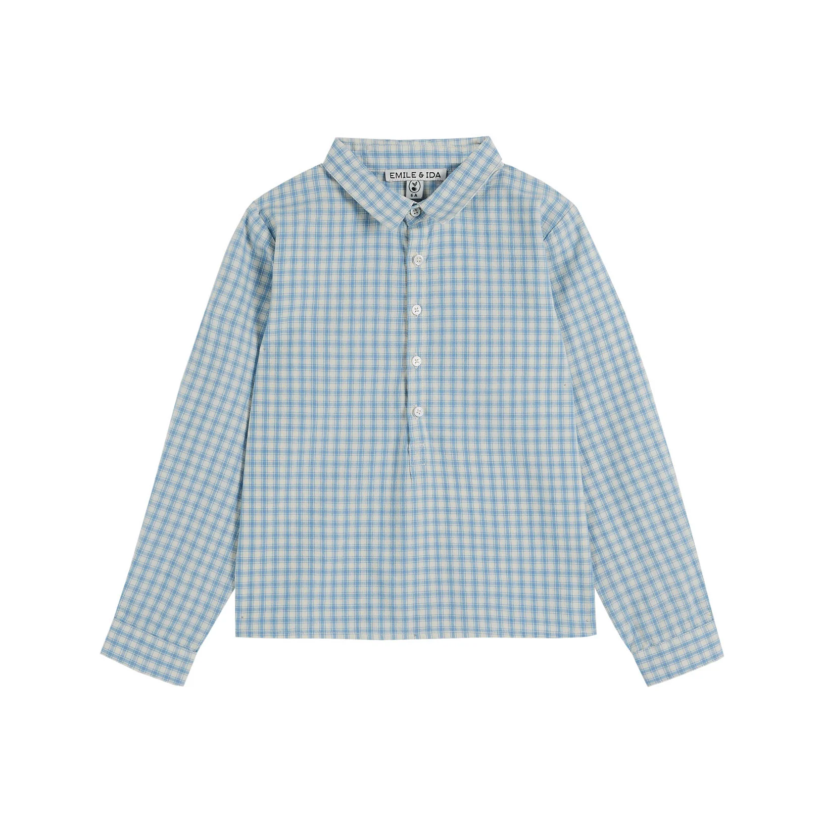 Emile et Ida Blue Gingham Kurta