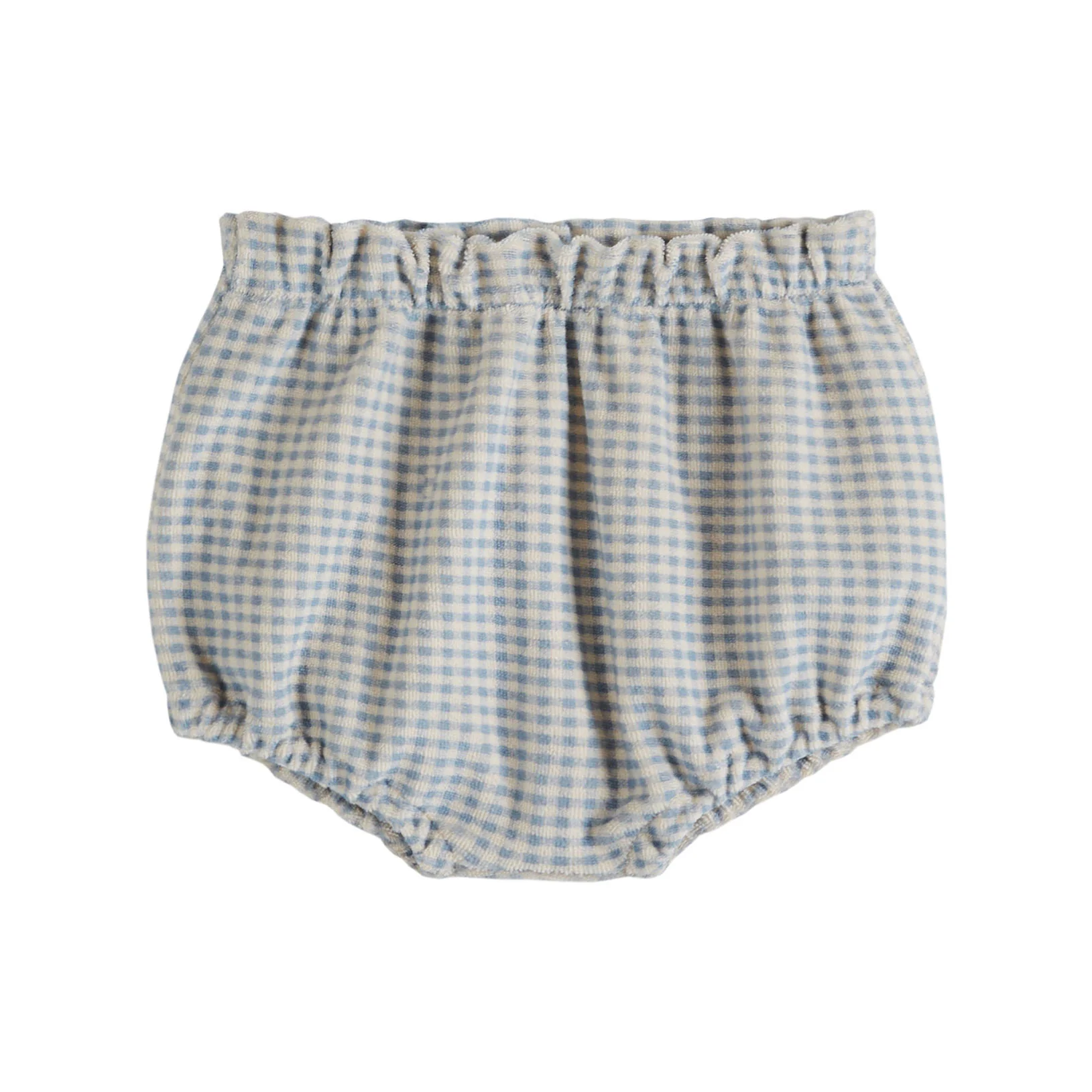 Emile et Ida Blue Gingham Terry Bloomer