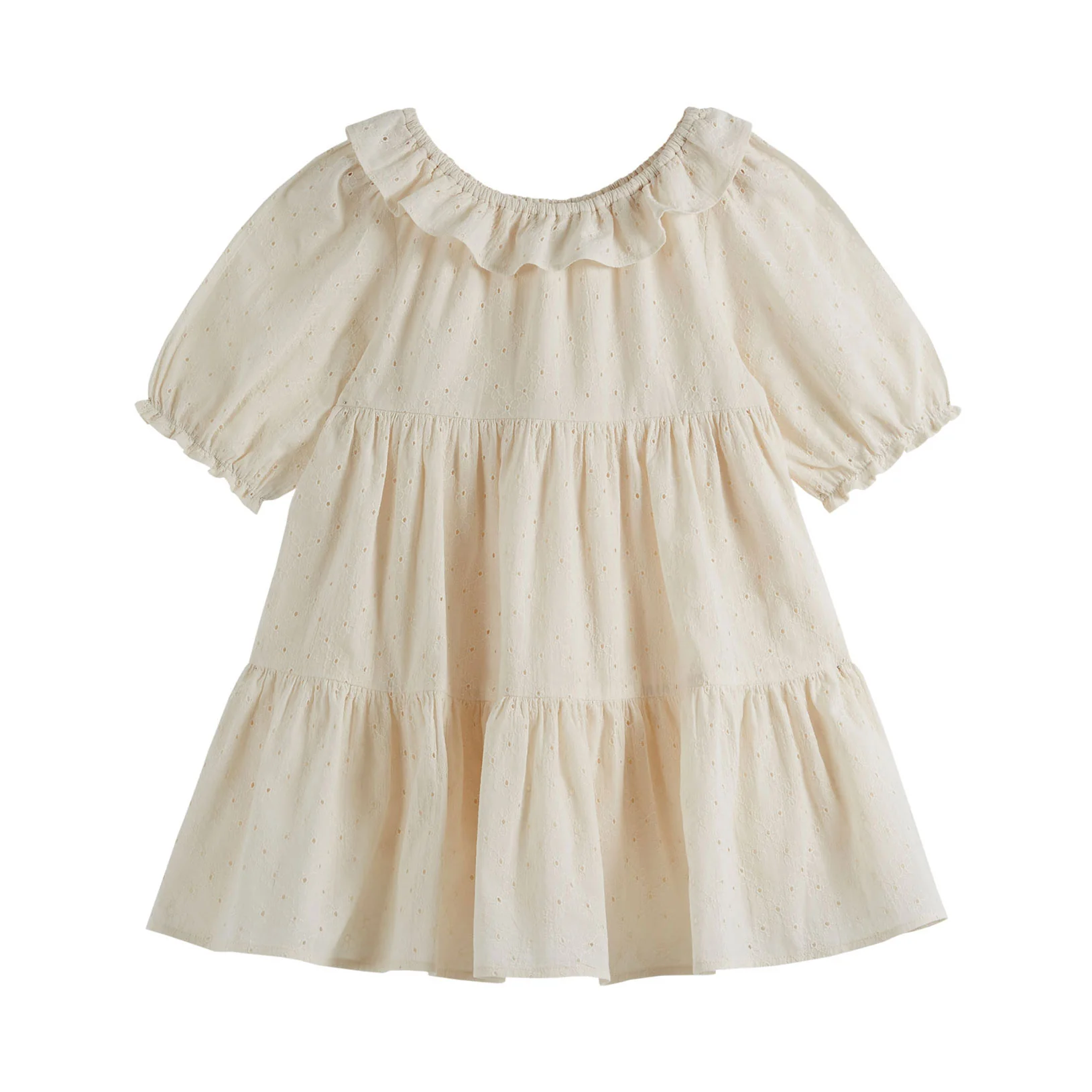 Emile et Ida Chantilly Embroidered Anglaise Dress