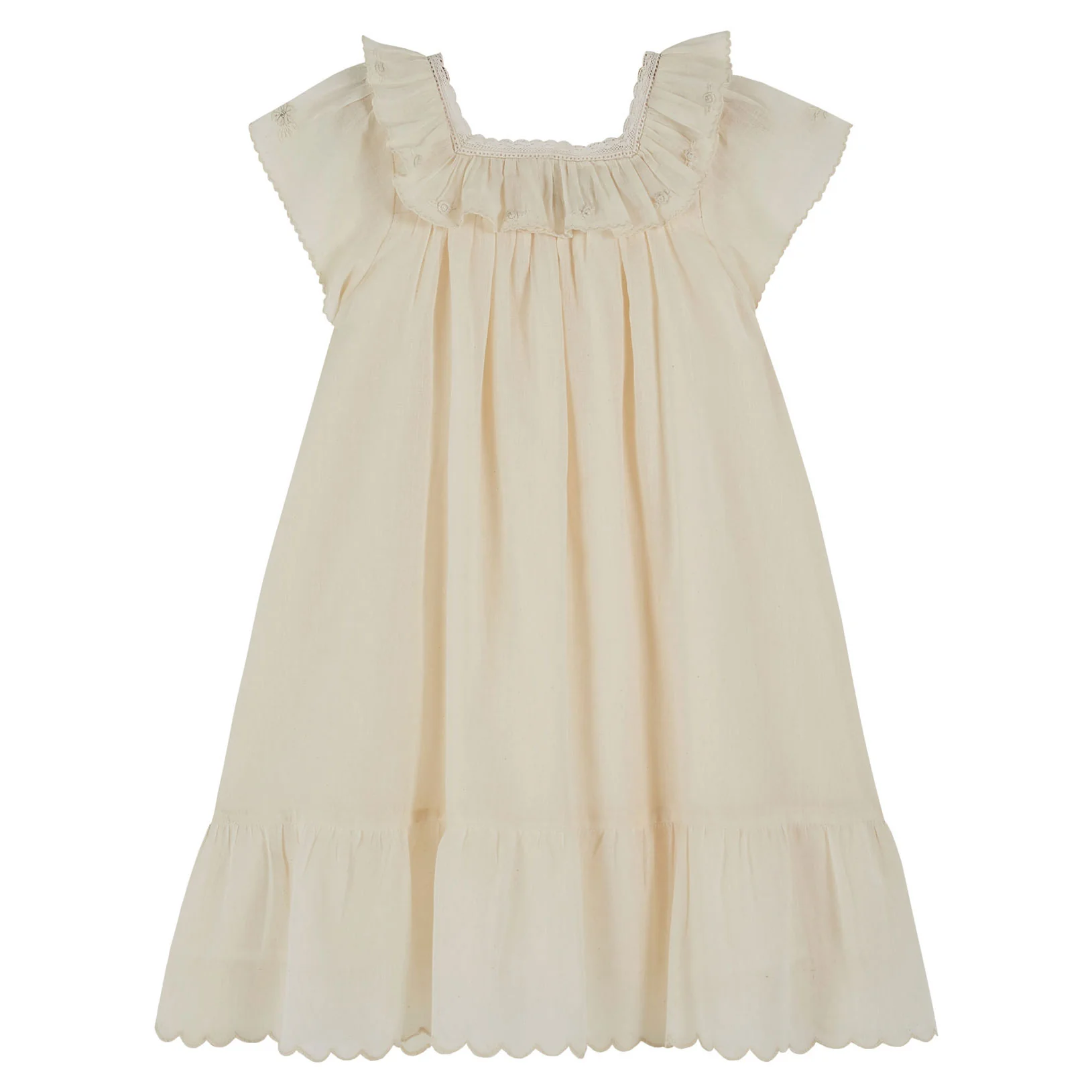Emile et Ida Chantilly Vintage Dress - Image 4