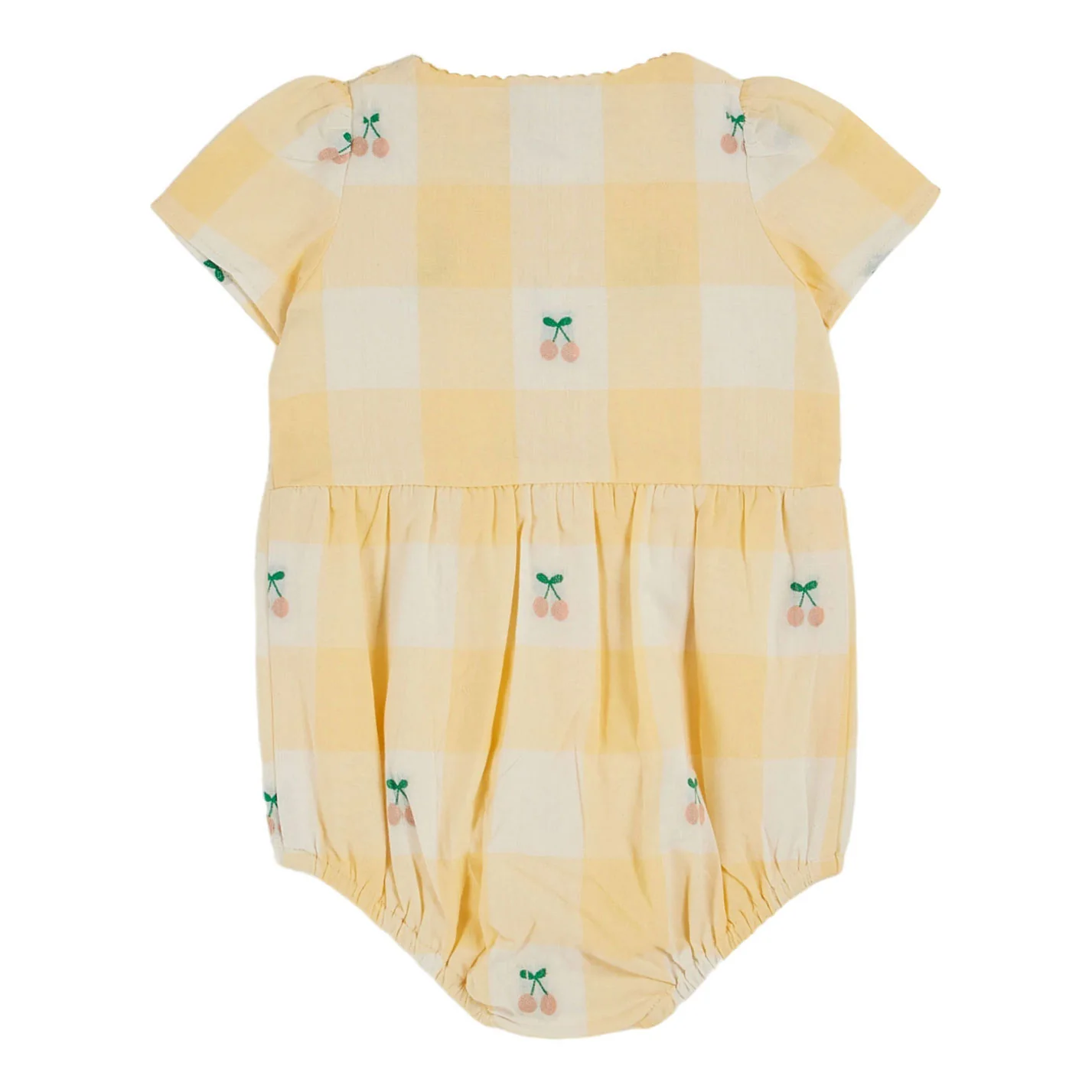 Emile et Ida Cherry Smocked Romper - Image 2