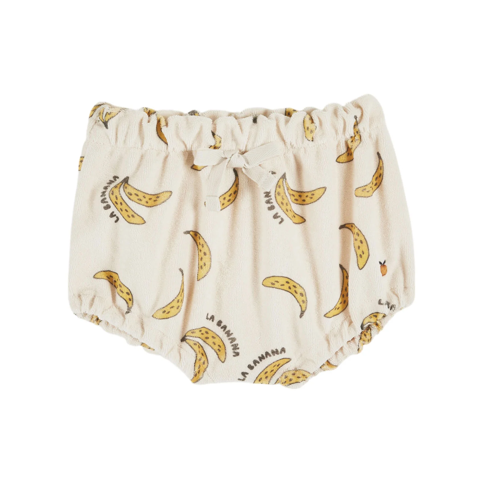 Emile et Ida Cream Banana All Over Print Bloomer