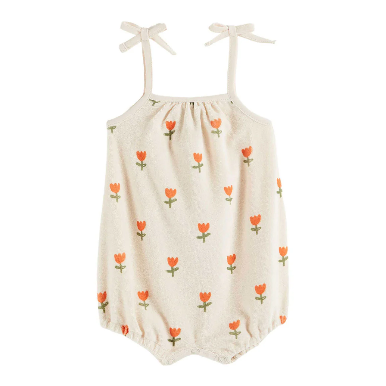 Emile et Ida Cream Tulip Romper