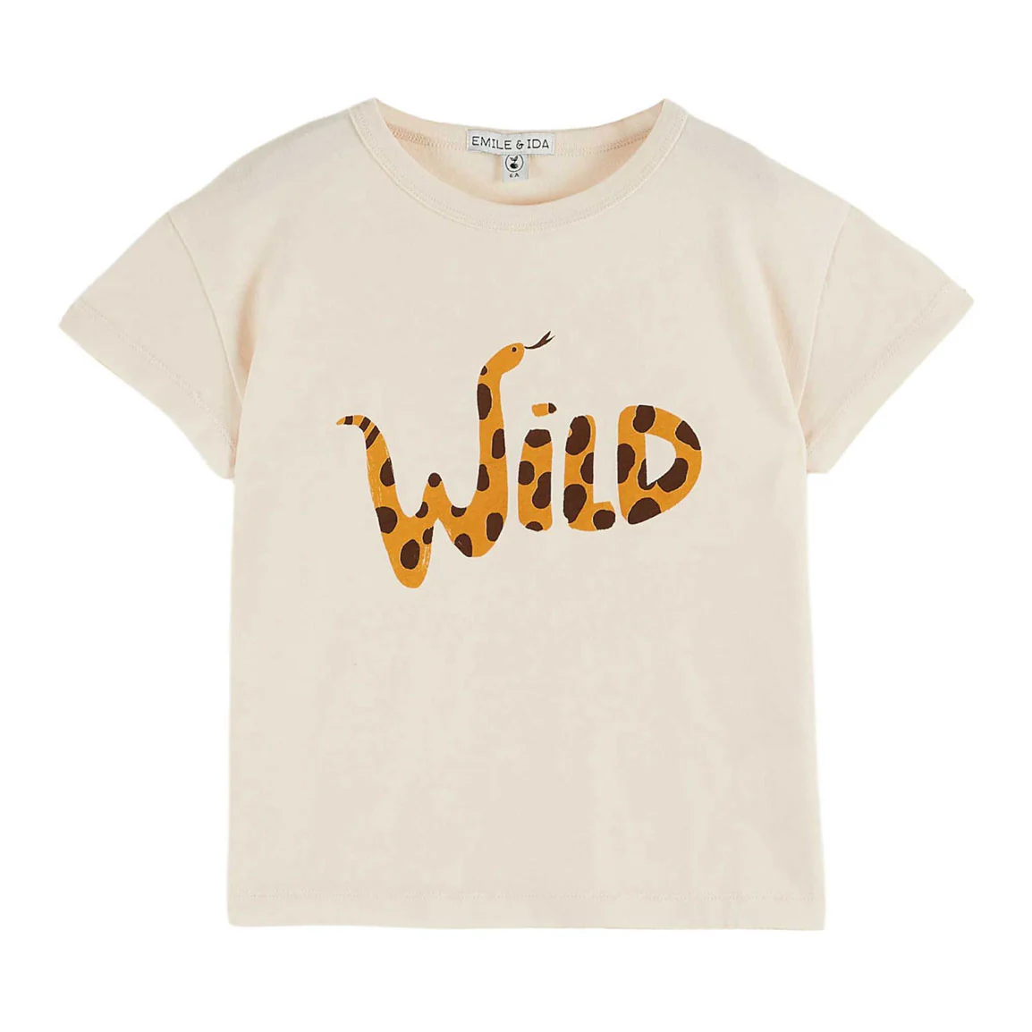 Emile et Ida Cream Wild T-Shirt