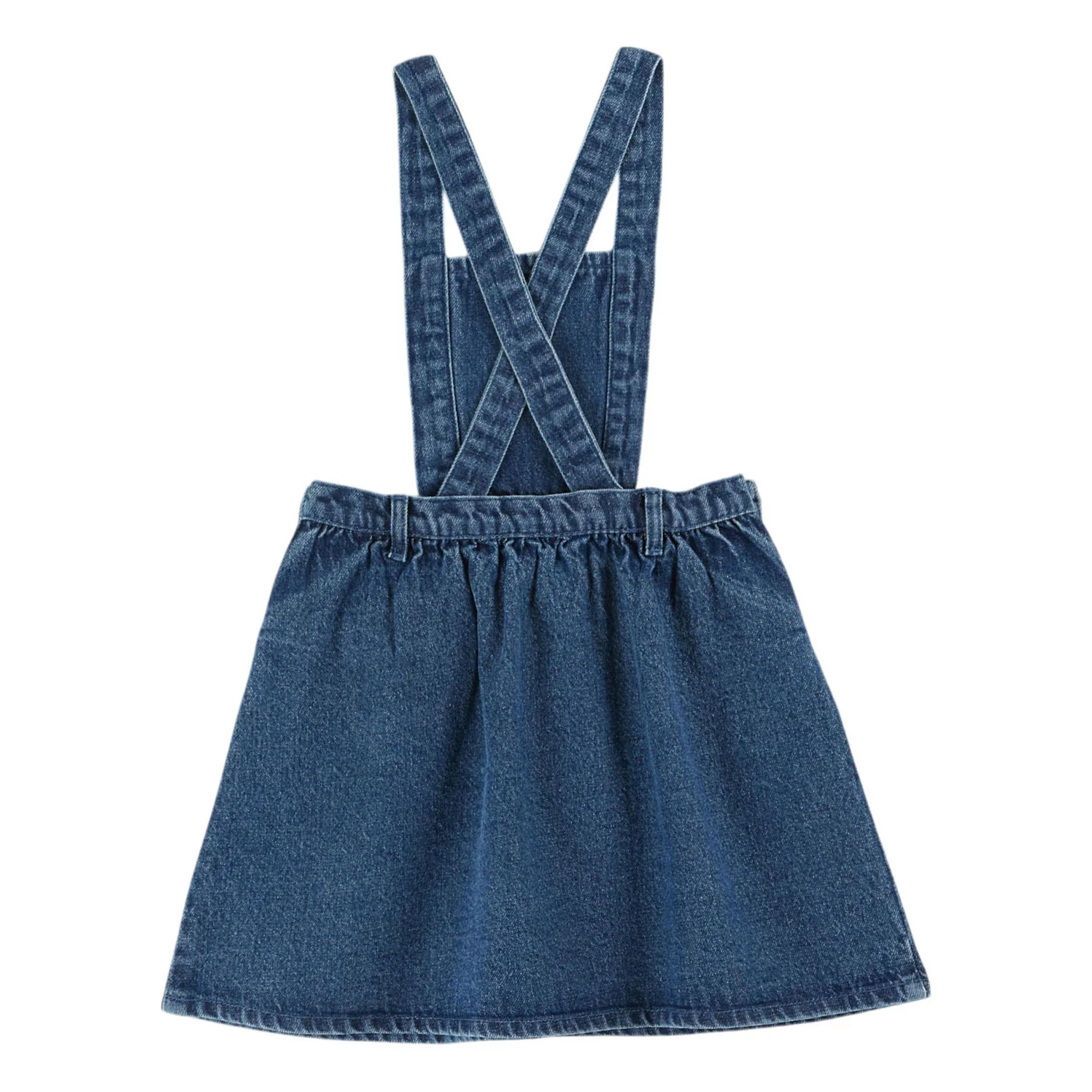 Emile et Ida Denim Apron Dress - Image 2