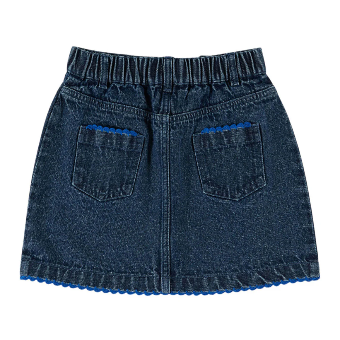 Emile et Ida Denim Crochet Skirt - Image 2
