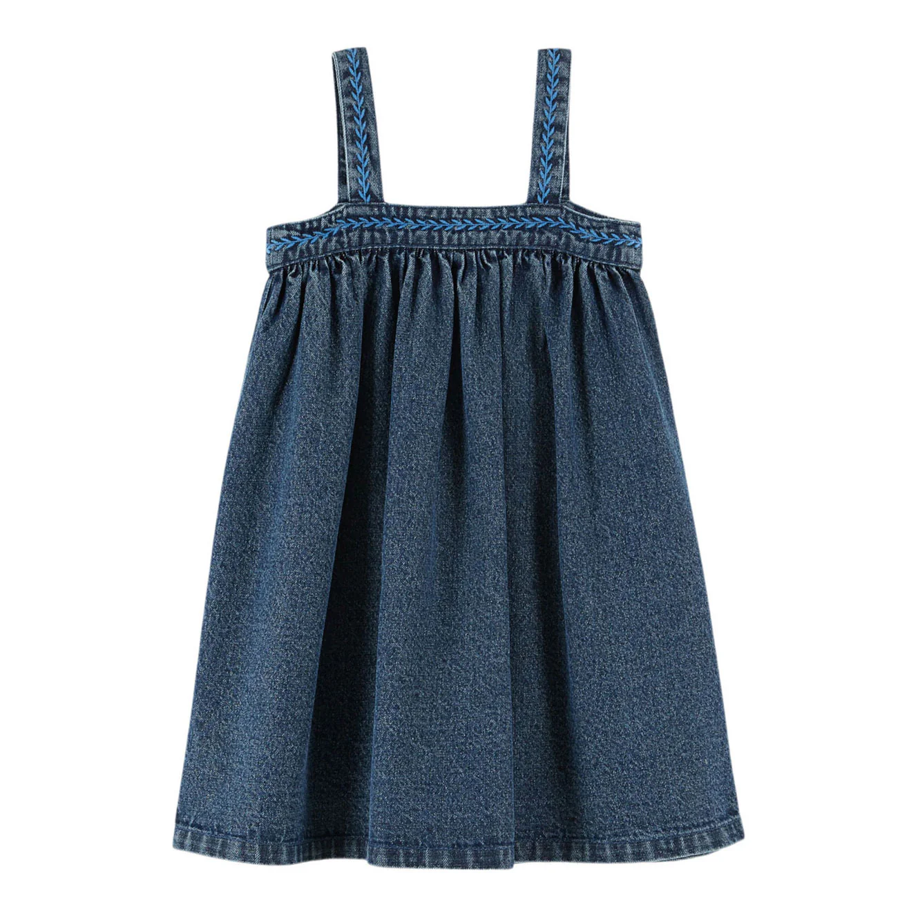 Emile et Ida Denim Embroidered Jumper