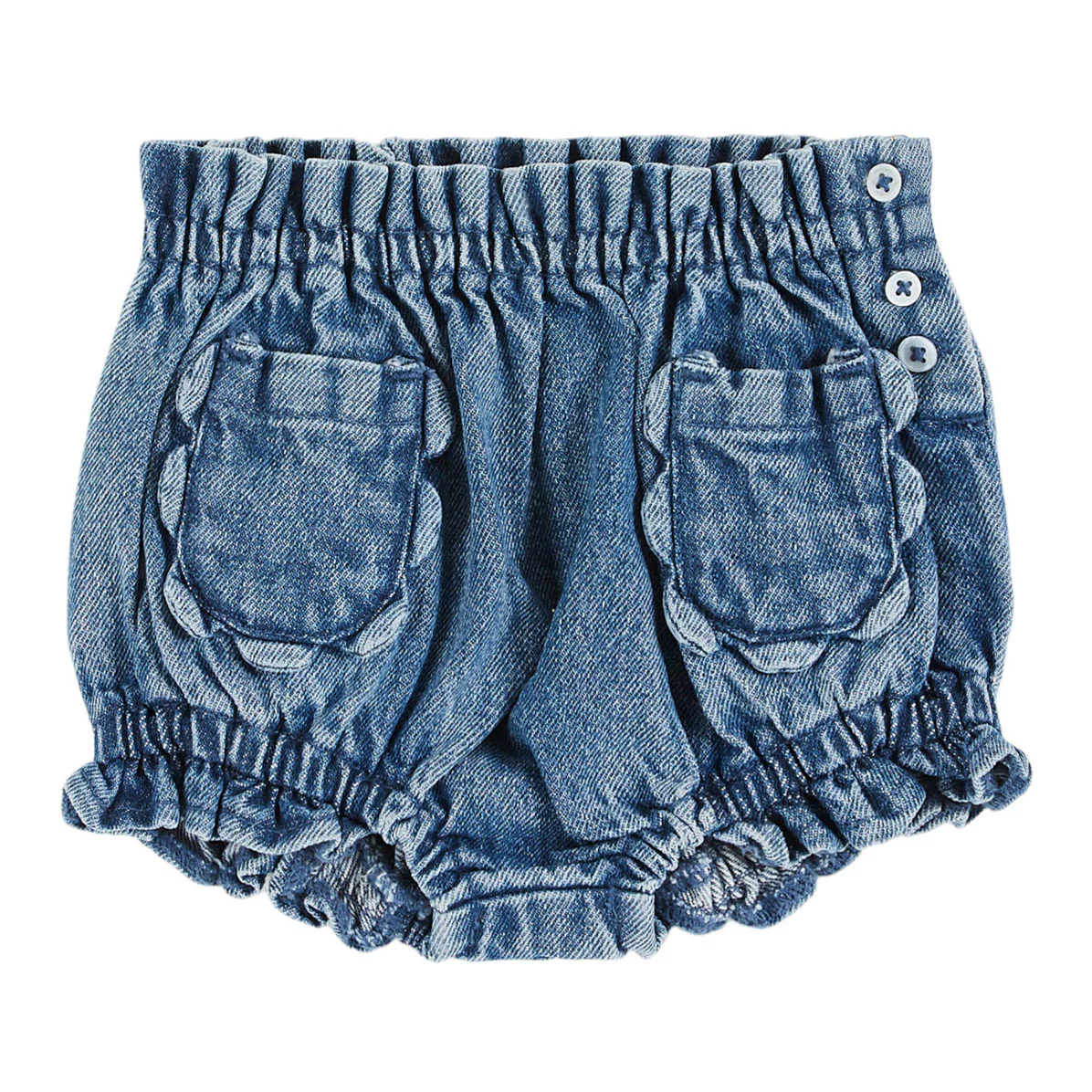 Emile et Ida Denim Flower Pocket Bloomer
